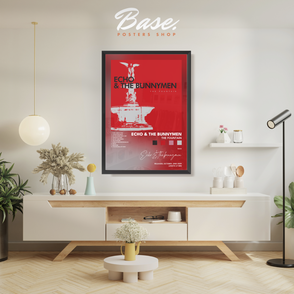 echo the bunnymen The Fountain poster