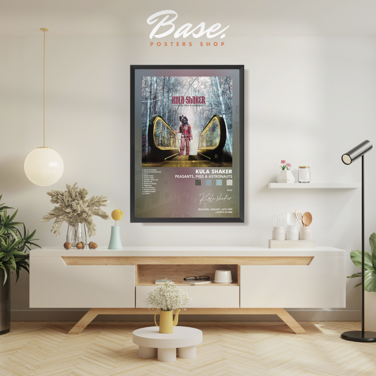 kula shaker Peasants Pigs Astronauts poster