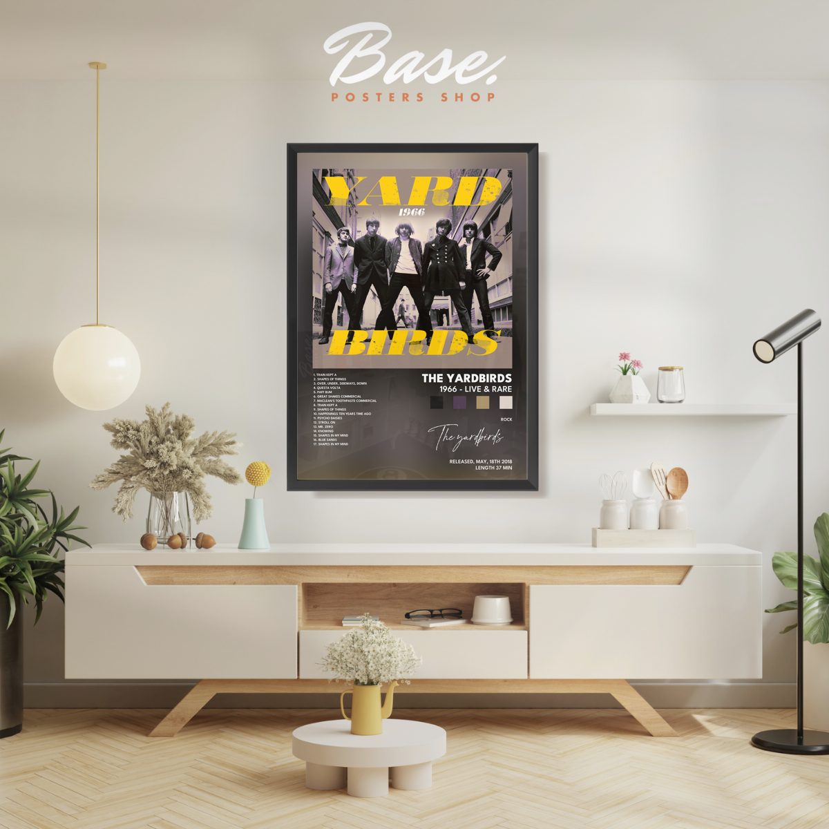 the yardbirds 1966 Live Rare poster