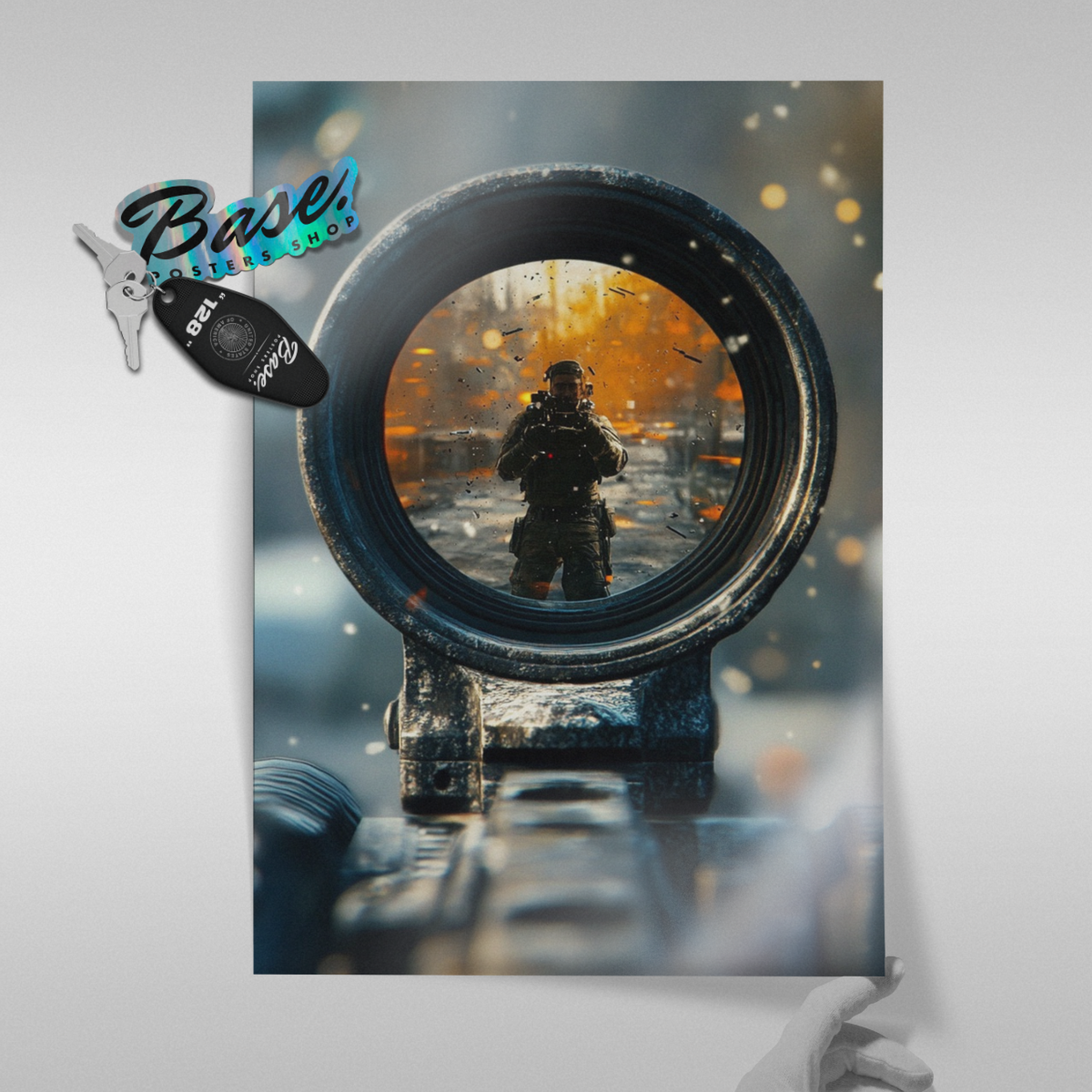 Call Of Duty – Sniper Target Through Scope