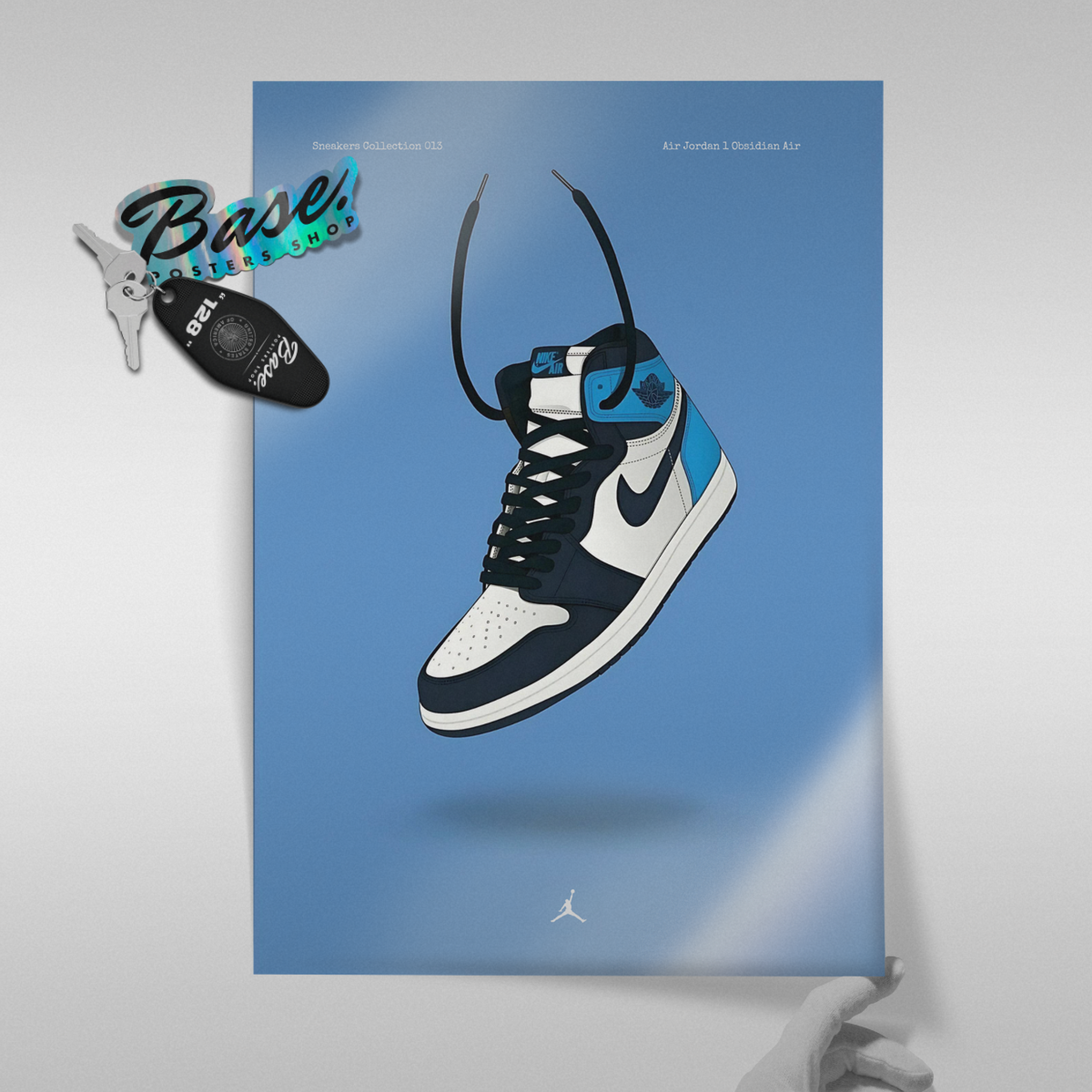 Air Jordan 1 Obsidian Air Blue