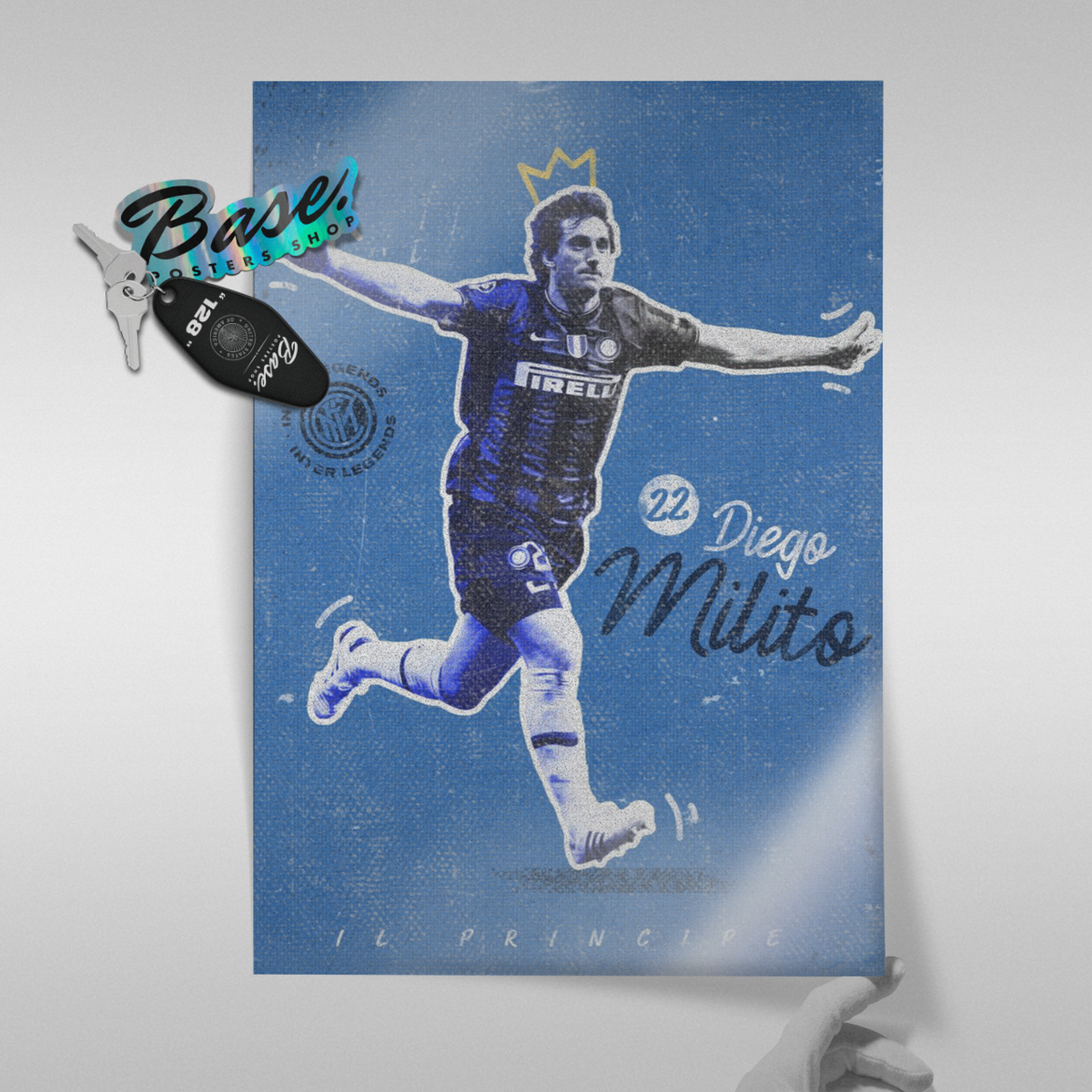 Diego Milito - Inter Milan Il Principe Poster