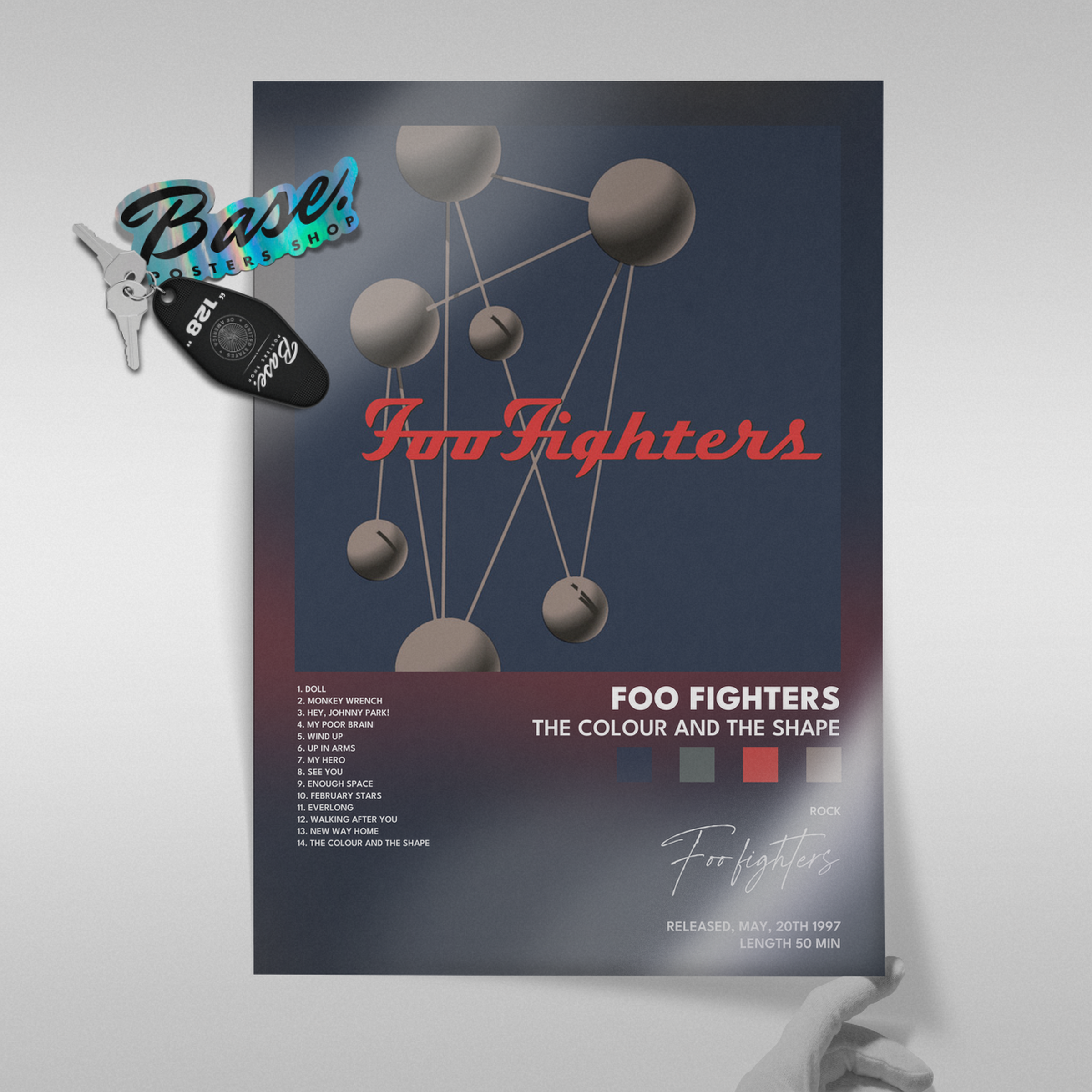 foo fighters The Colour And The Shape poster