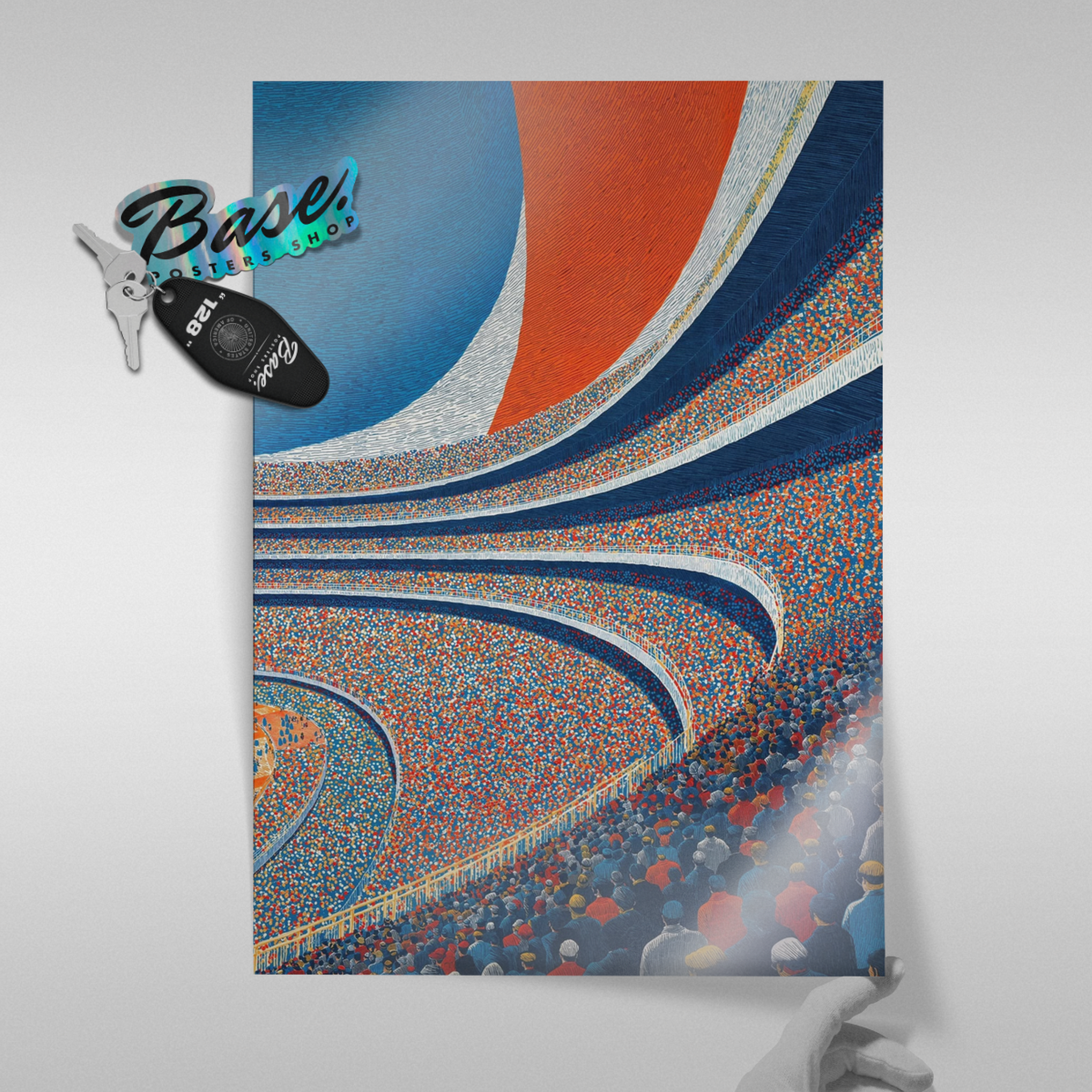 France National Team - Stadium Crowd Poster