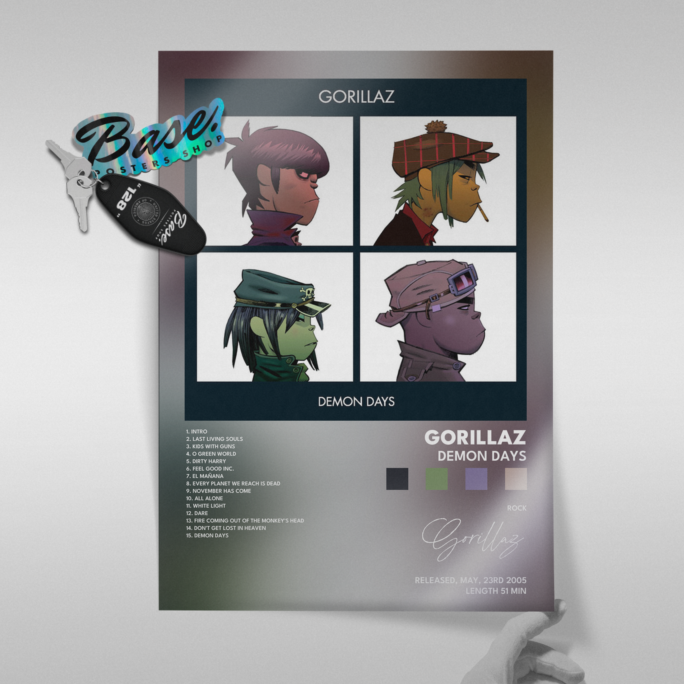 gorillaz Demon Days poster