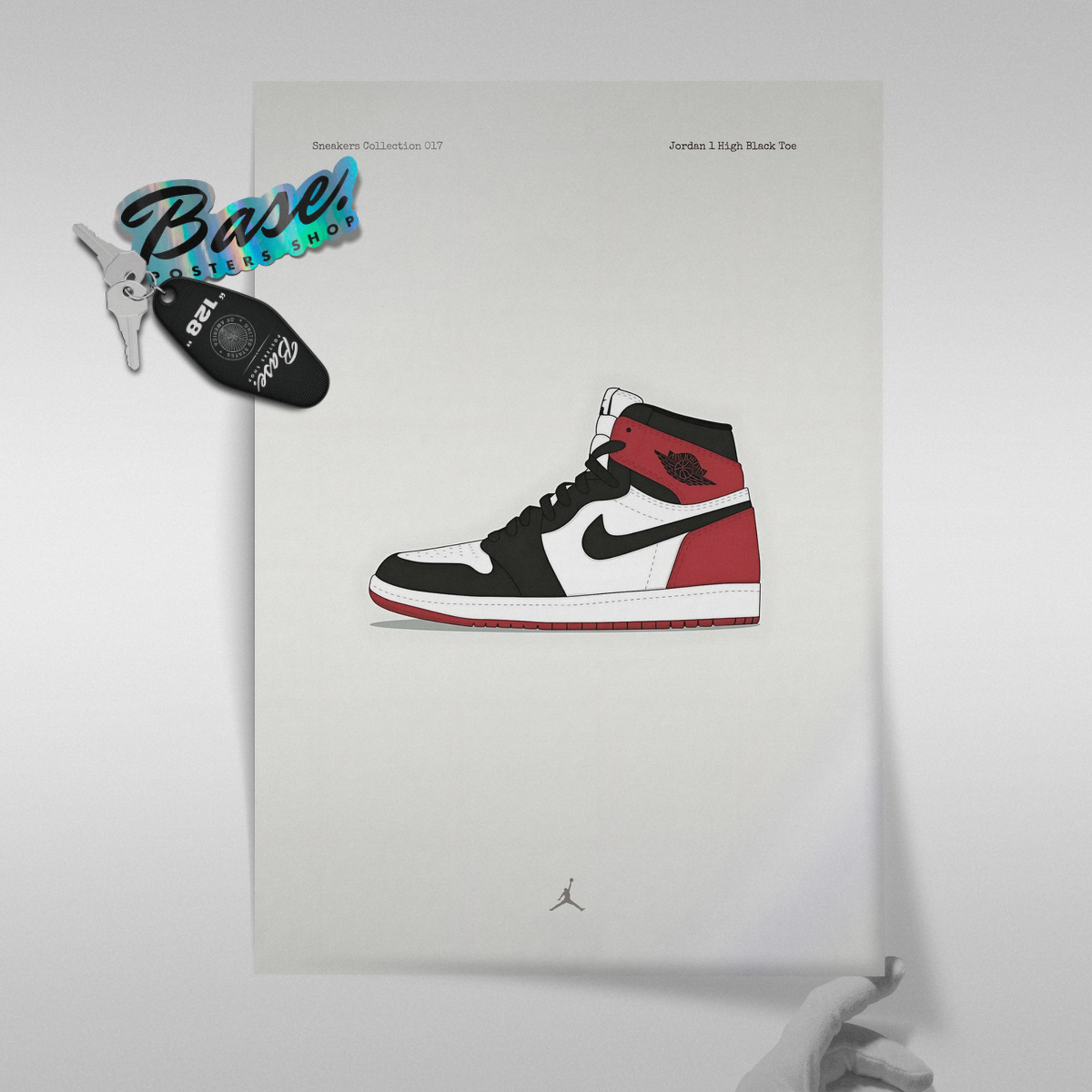 Jordan 1 High Black Toe
