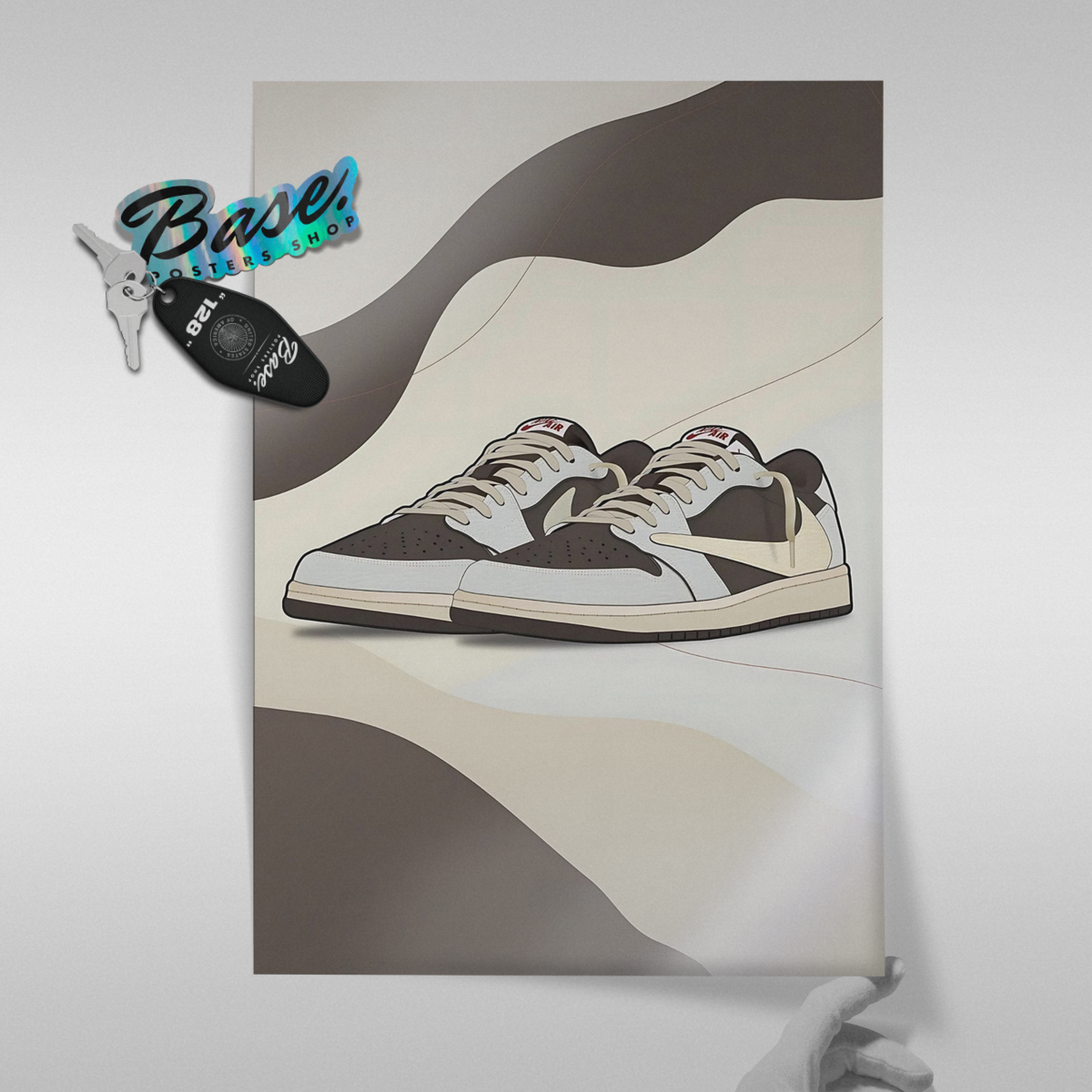 Jordan 1 Low Travis Scott Reverse Mocha Color
