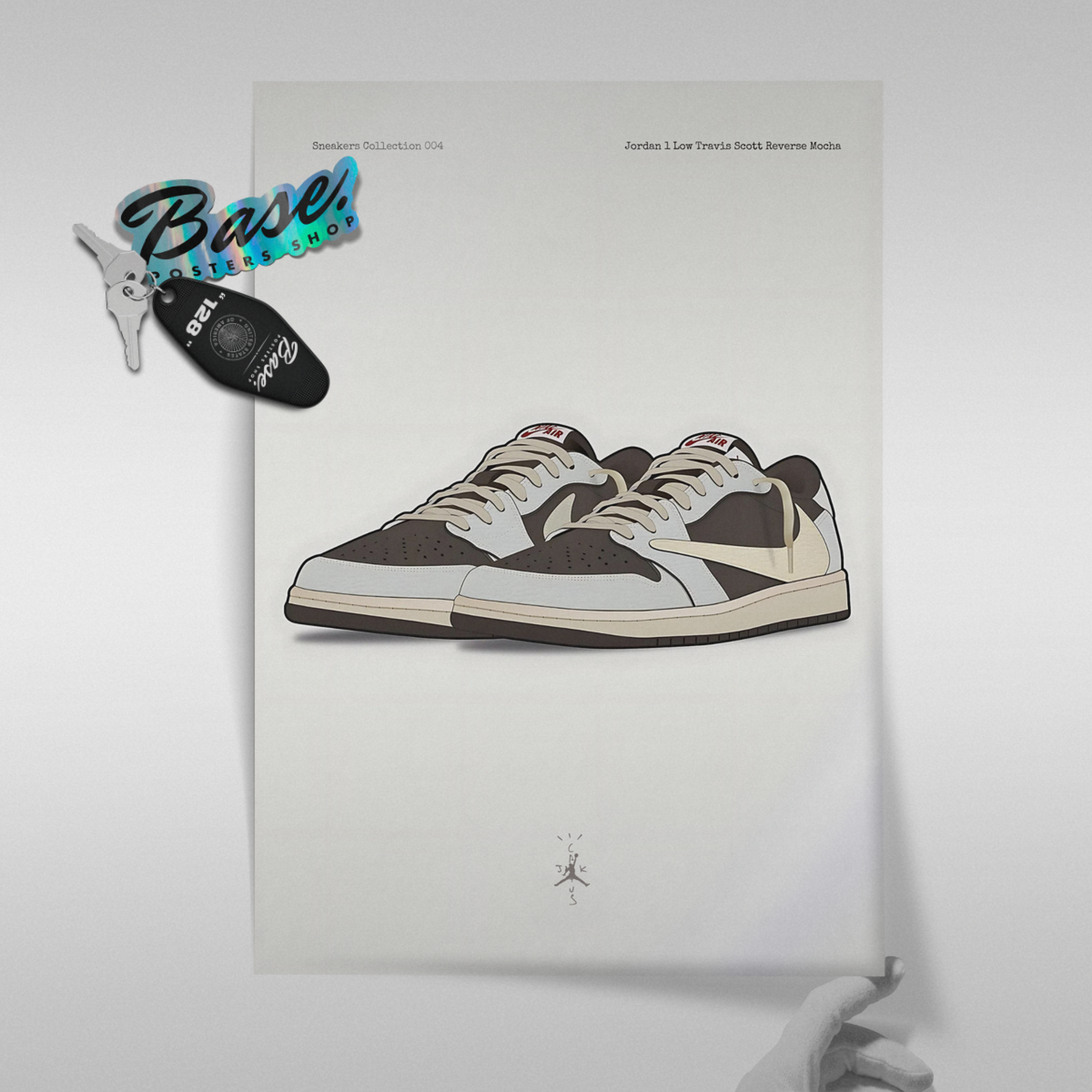 Jordan 1 Low Travis Scott Reverse Mocha