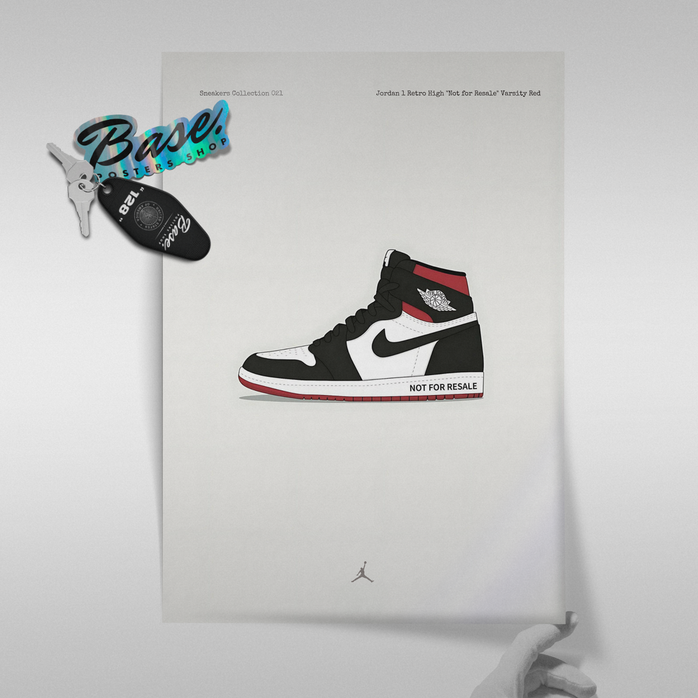 Jordan 1 Retro High 'Not for Resale' Varsity Red