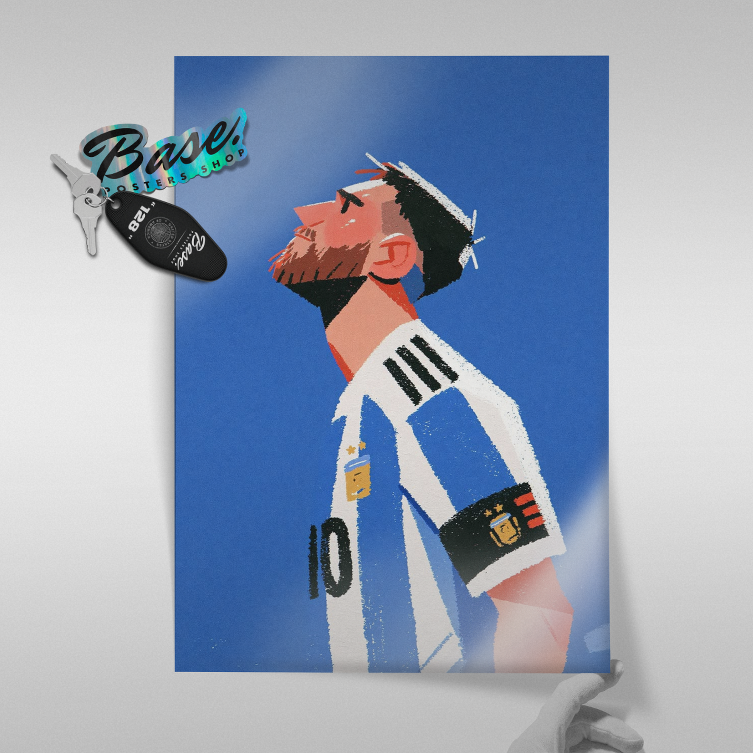 Lionel Messi - Argentina Number 10 Poster