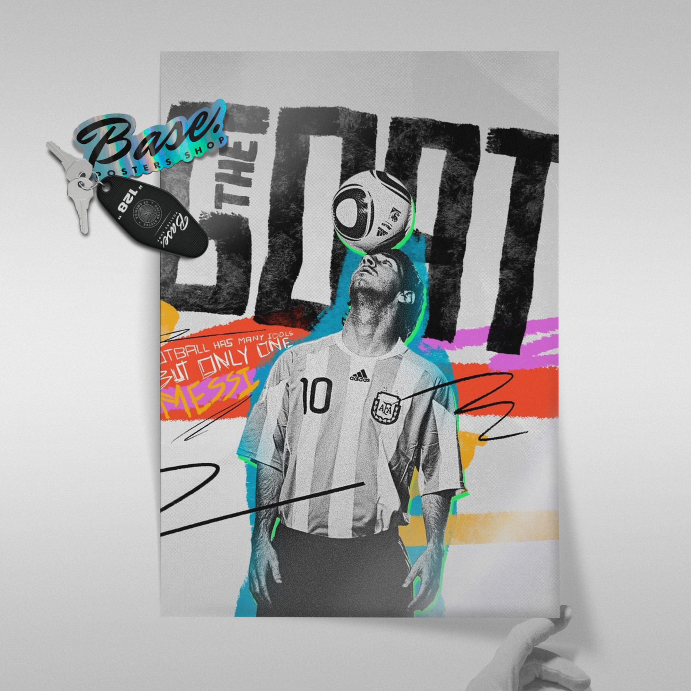 Lionel Messi - The Goat Poster