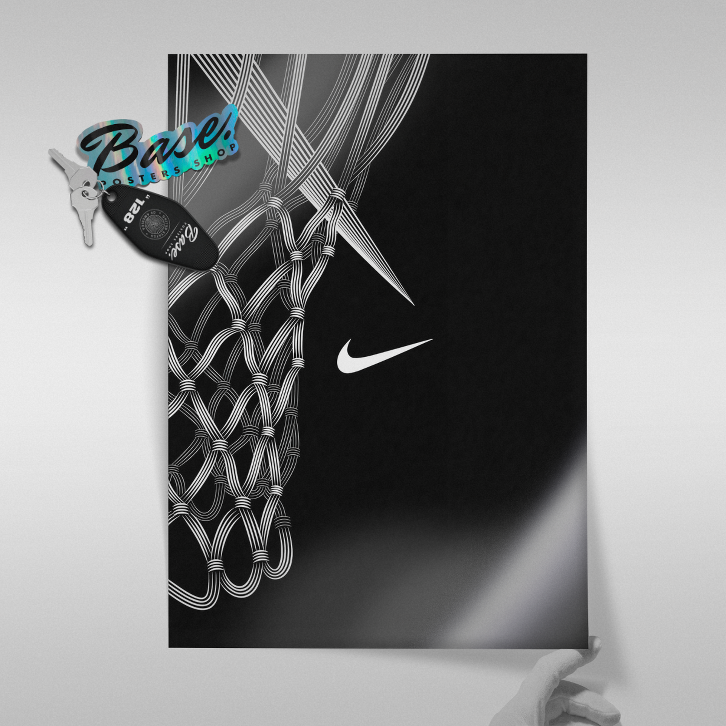 Nike Hoop Net Abstract Lines (black)