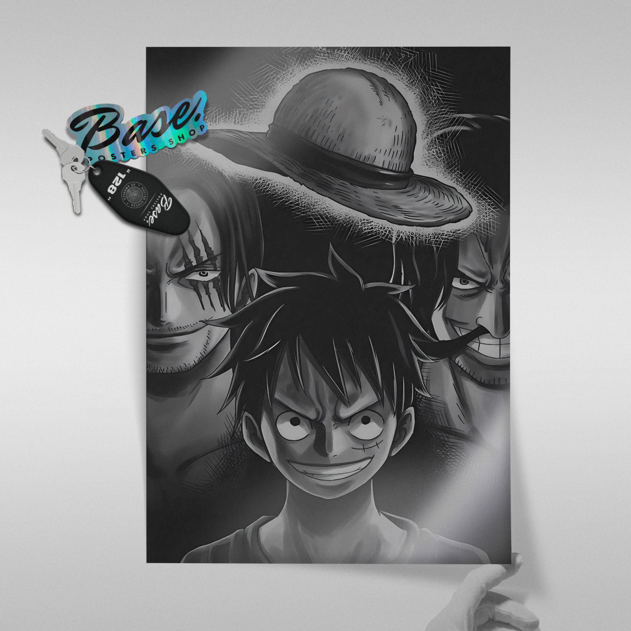 Rubber Pirate Sketch (B&W)