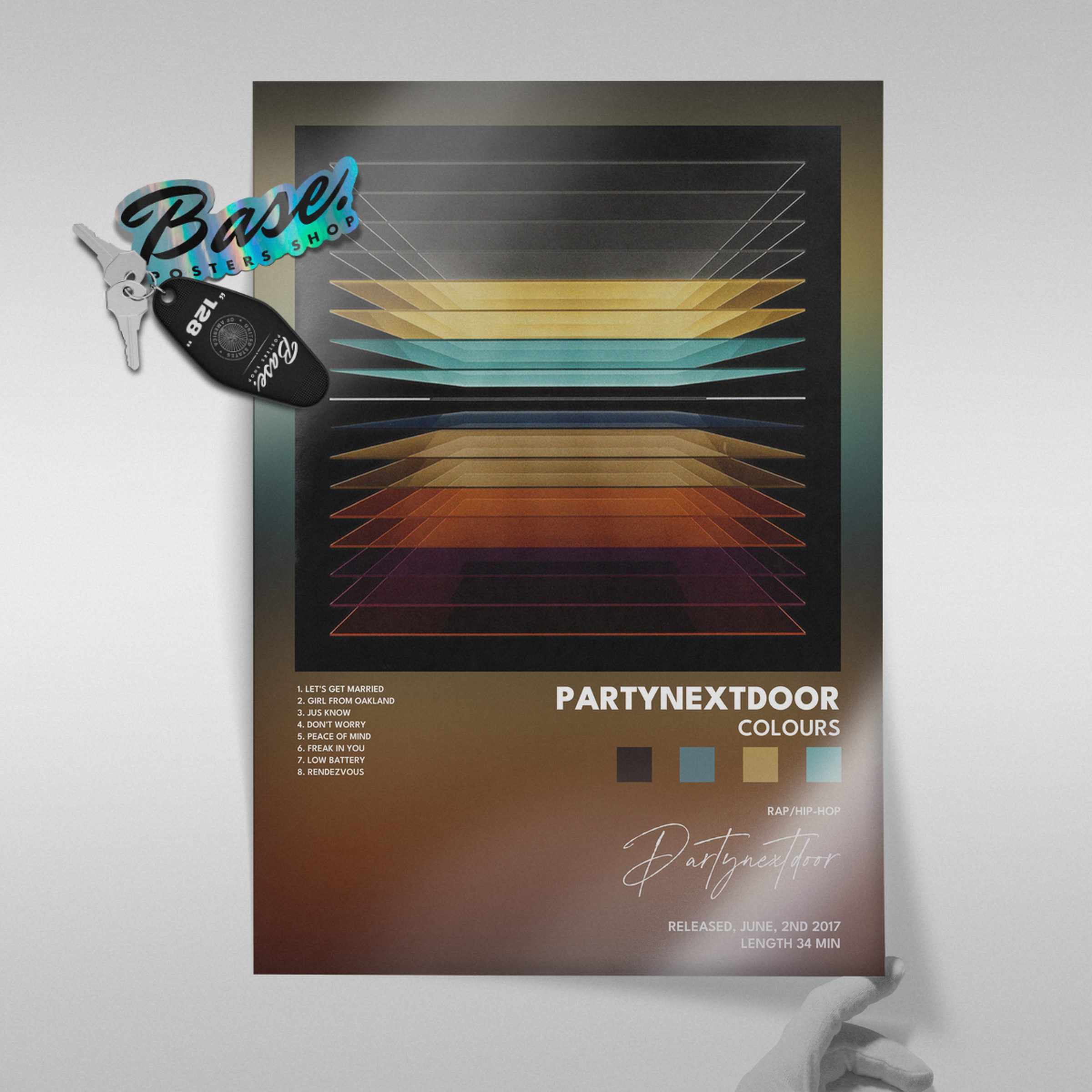 partynextdoor COLOURS poster