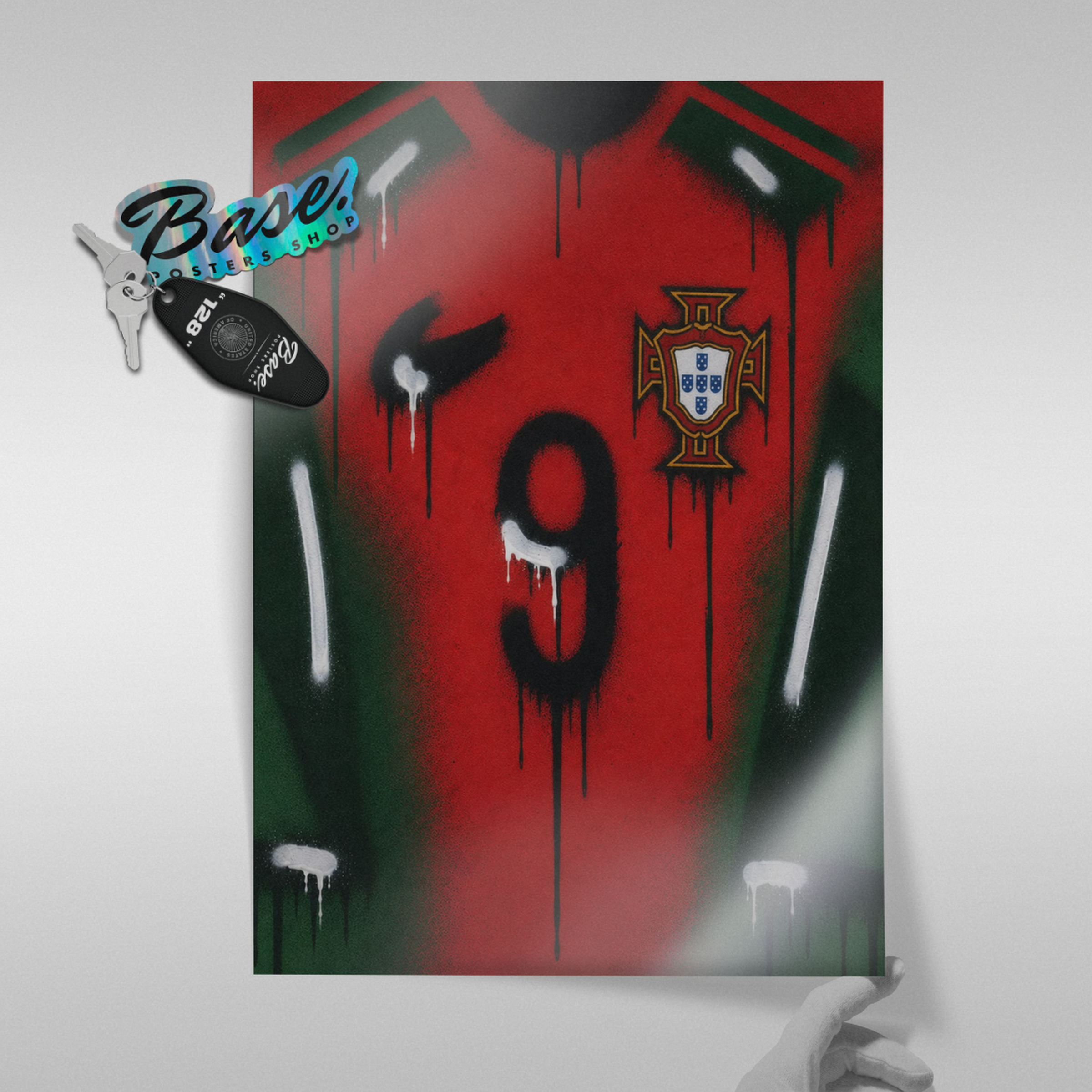 Portugal National Team - Jersey Art Poster