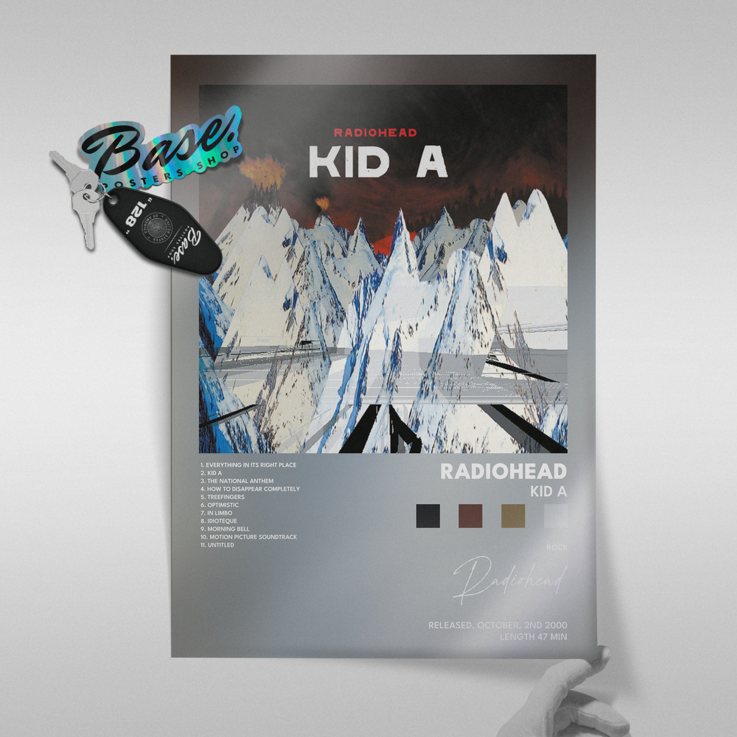radiohead Kid A poster