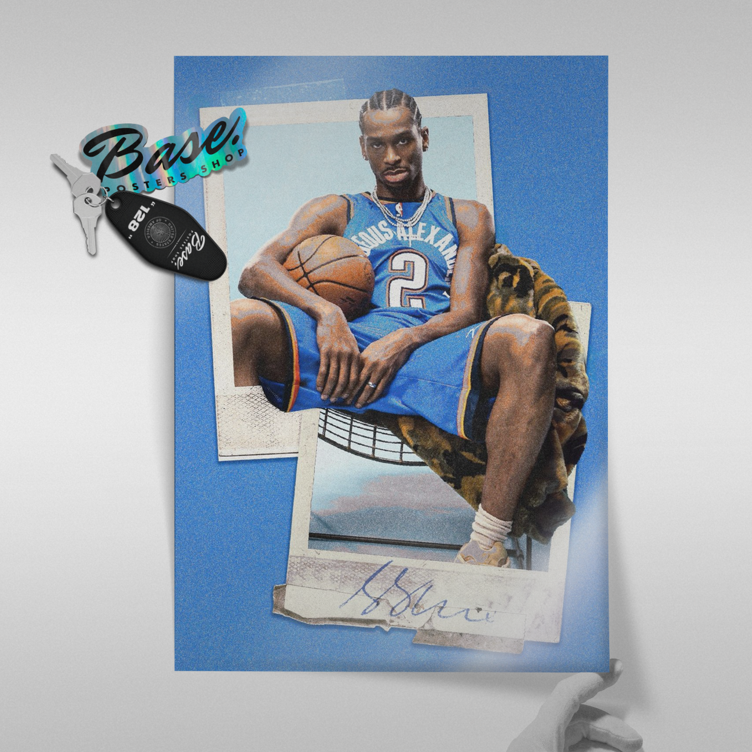 Shai Gilgeous Alexander Okc Thunder Polaroid