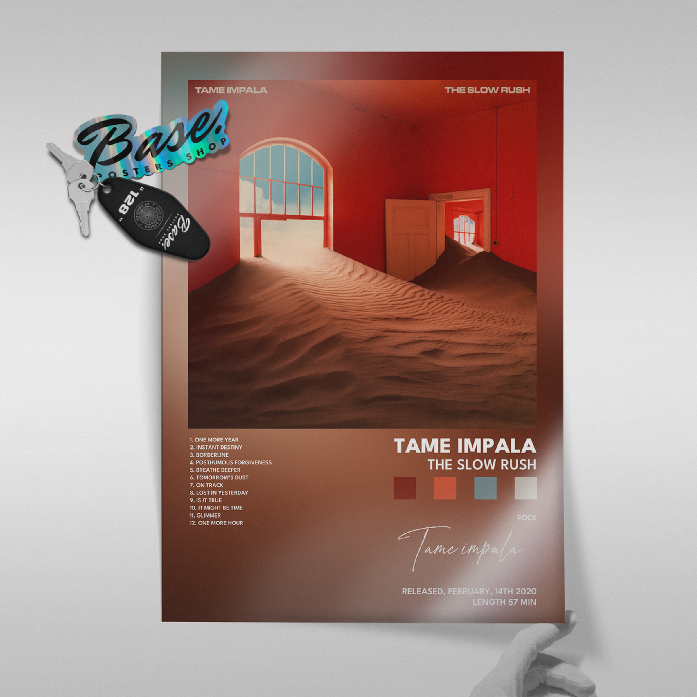 tame impala The Slow Rush poster