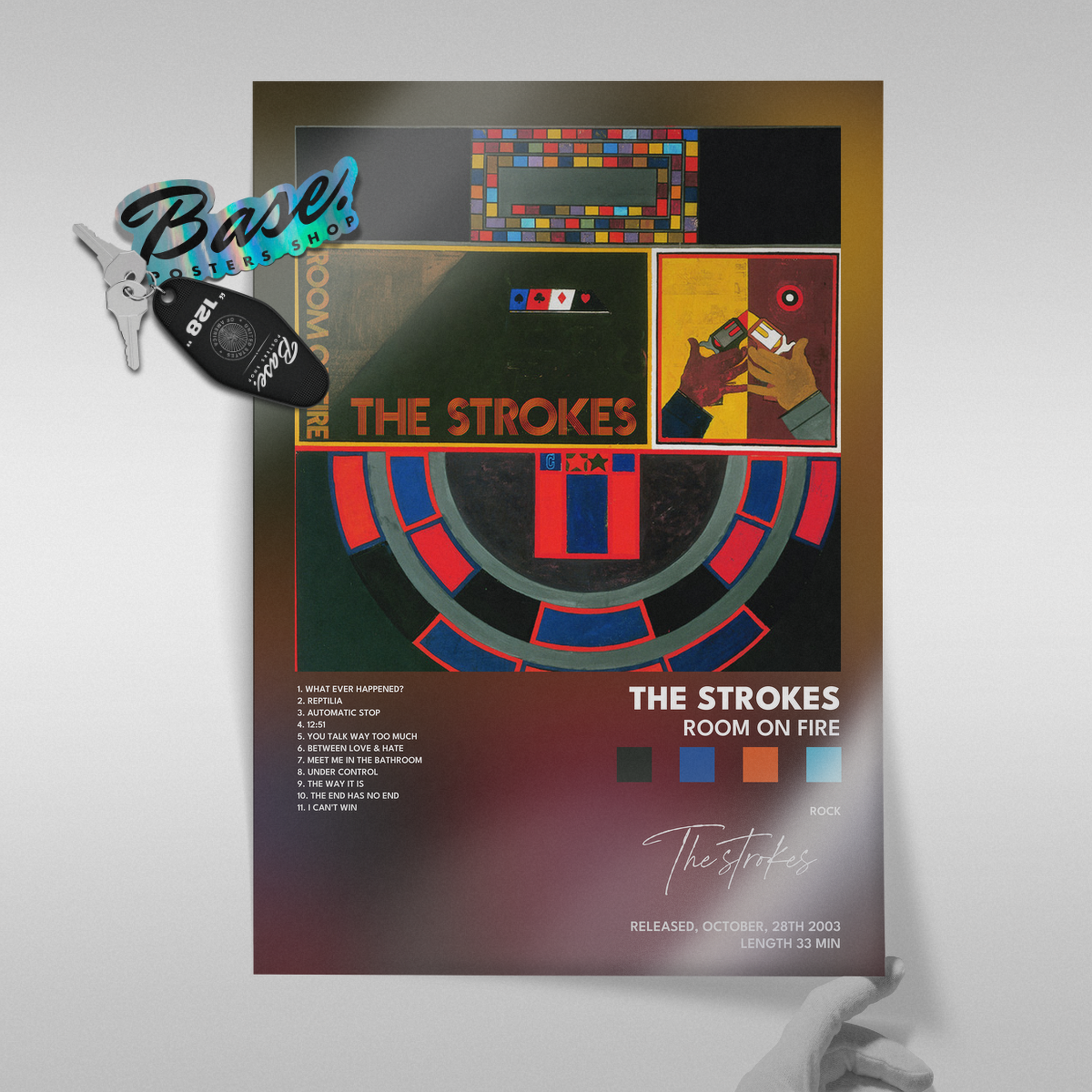 the strokes Room On Fire poster