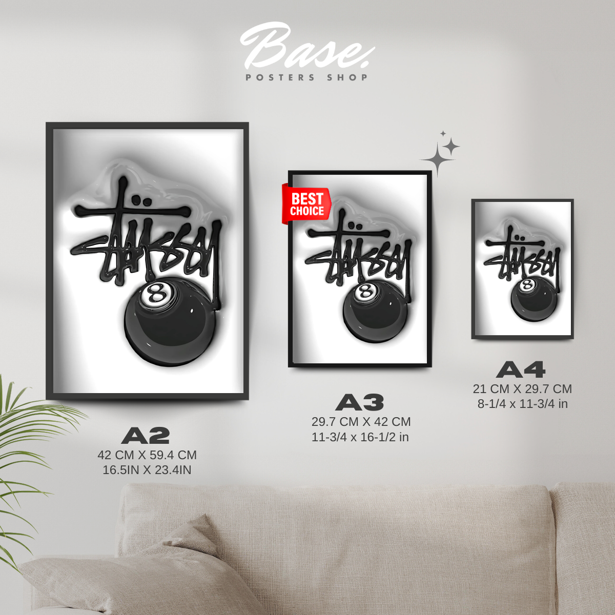 STÜSSY 8 BALL SLICK