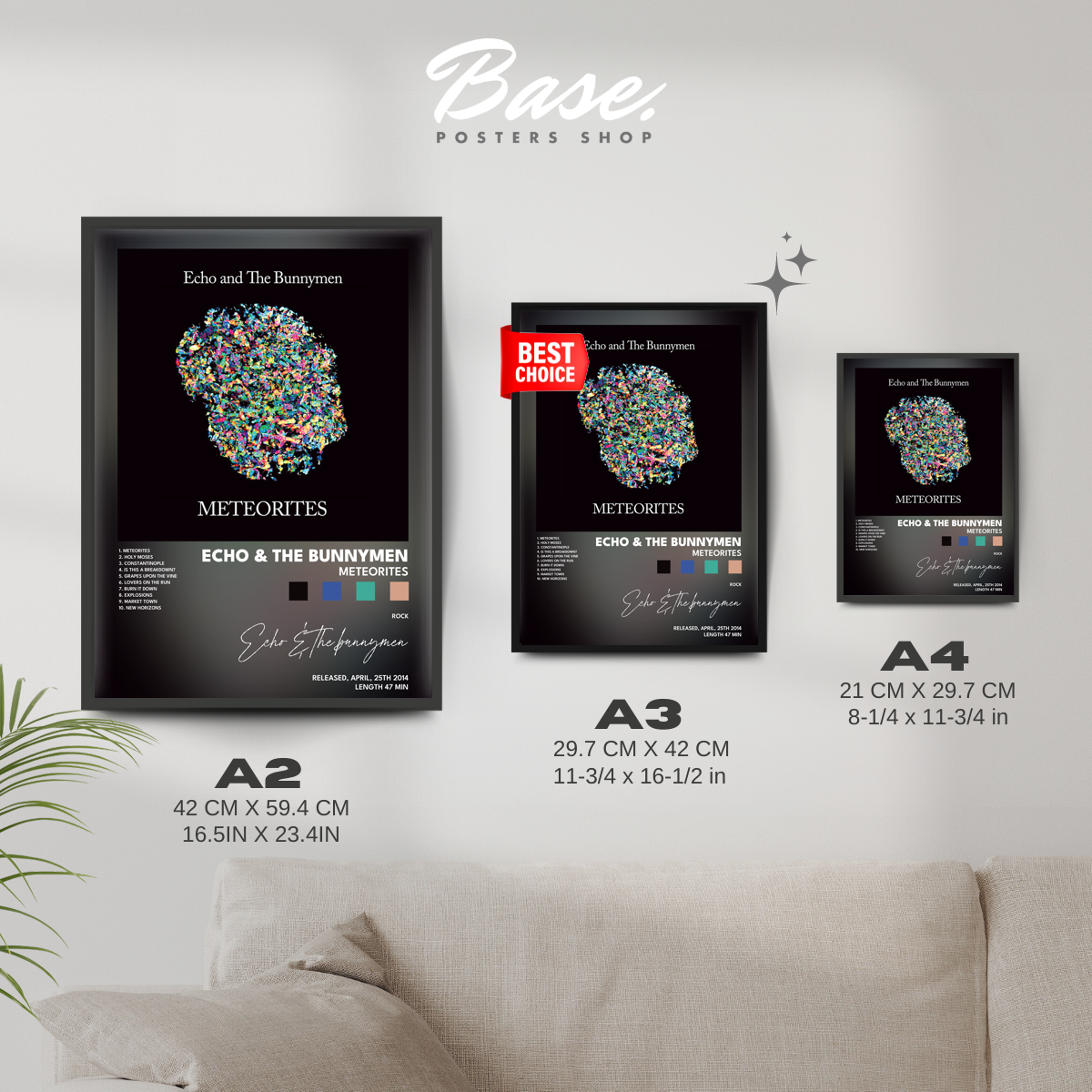 echo the bunnymen Meteorites poster