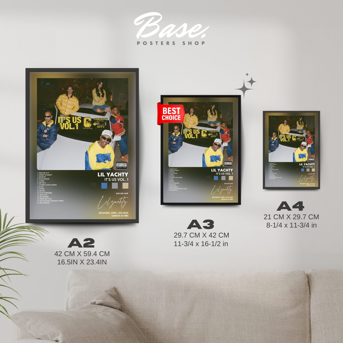 lil yachty Its Us Vol 1 poster