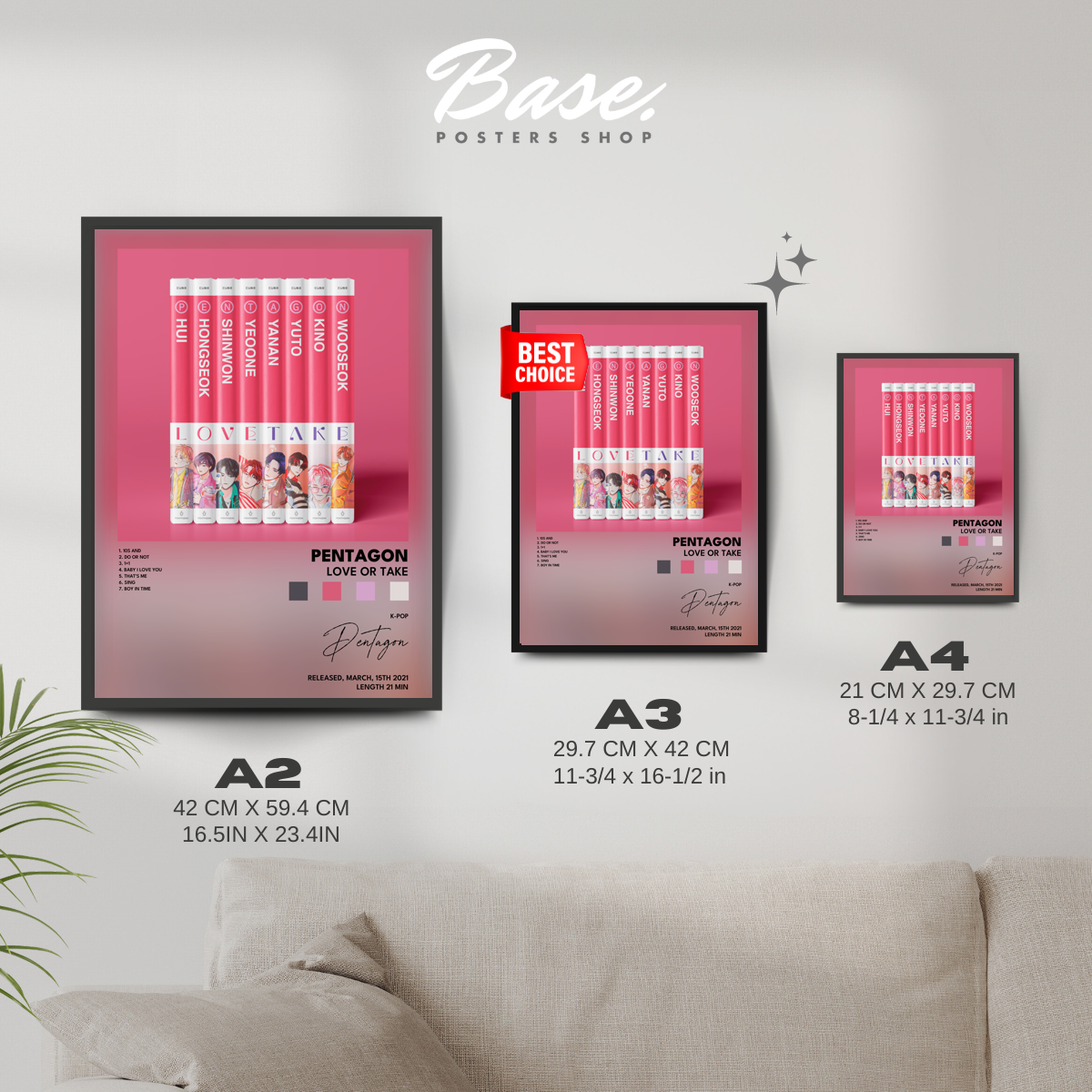 pentagon LOVE or TAKE