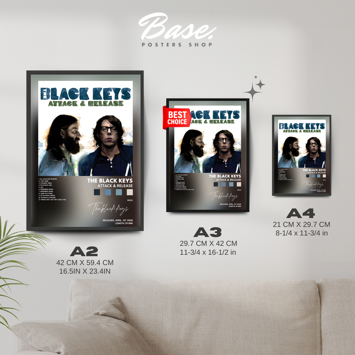 the black keys Attack Release poster