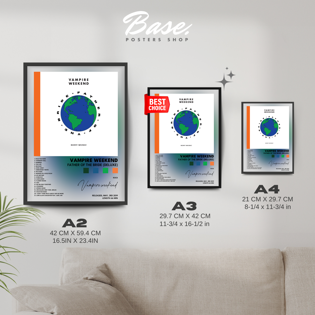 vampire weekend Father of the Bride Deluxe poster