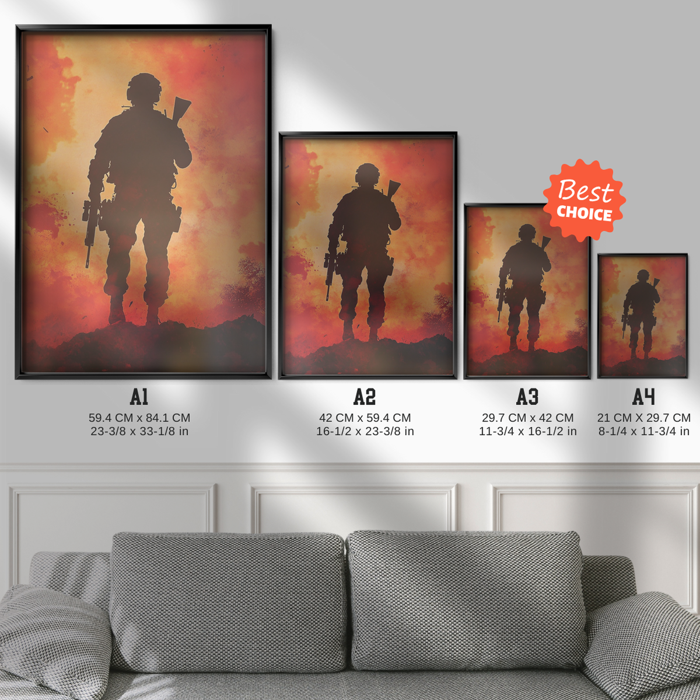 Call Of Duty – Soldier In The Flames