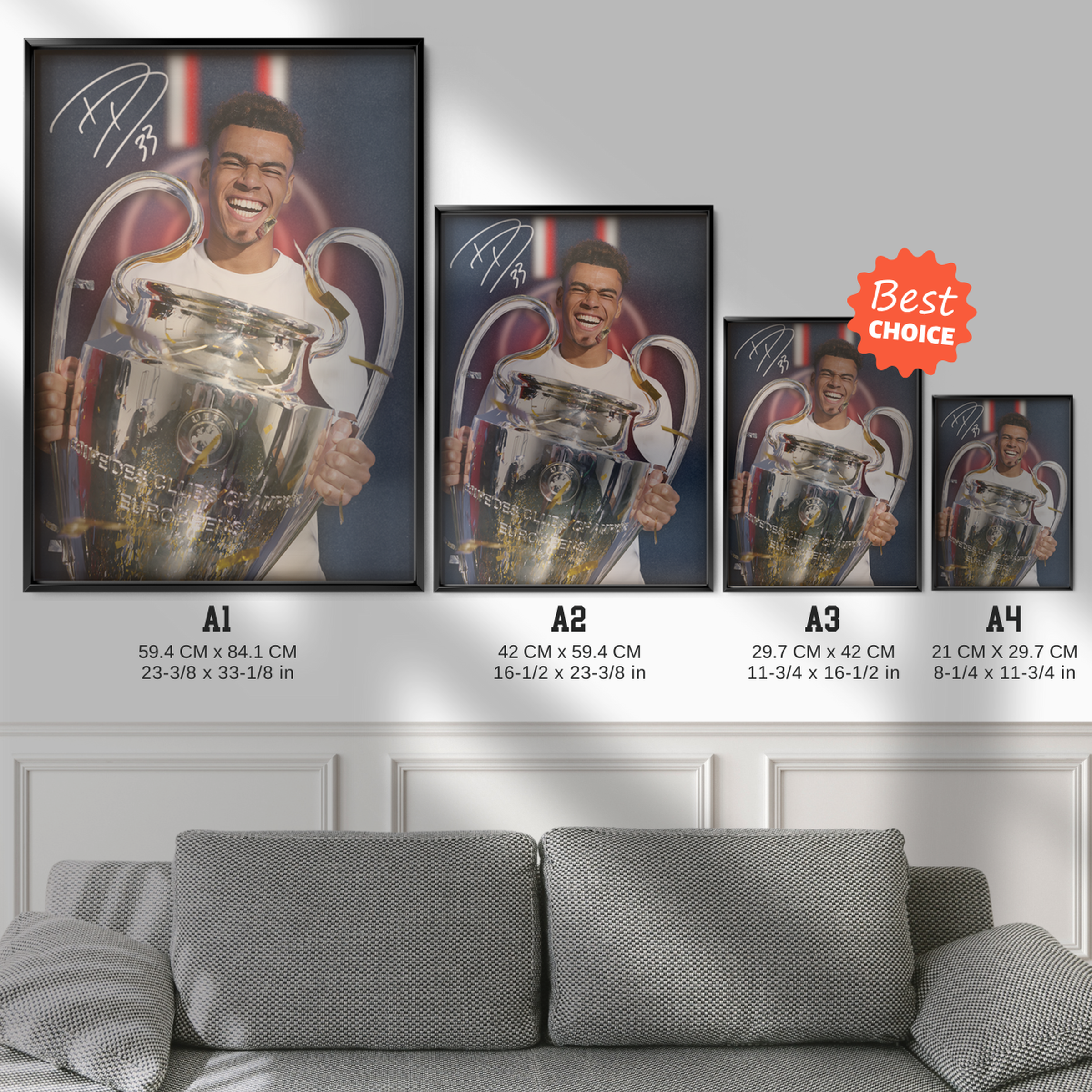 Désiré Doué Champions League Sign