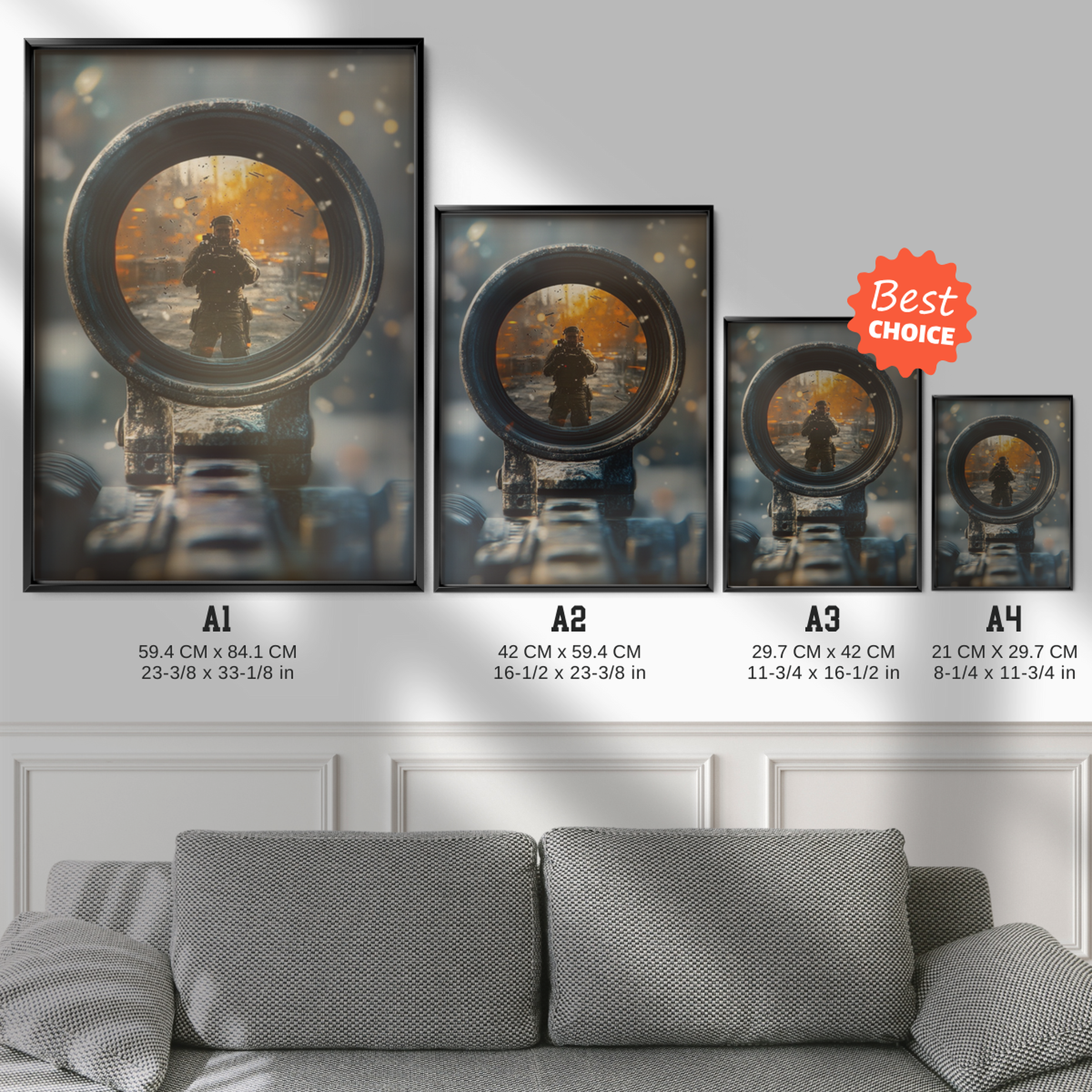 Call Of Duty – Sniper Target Through Scope