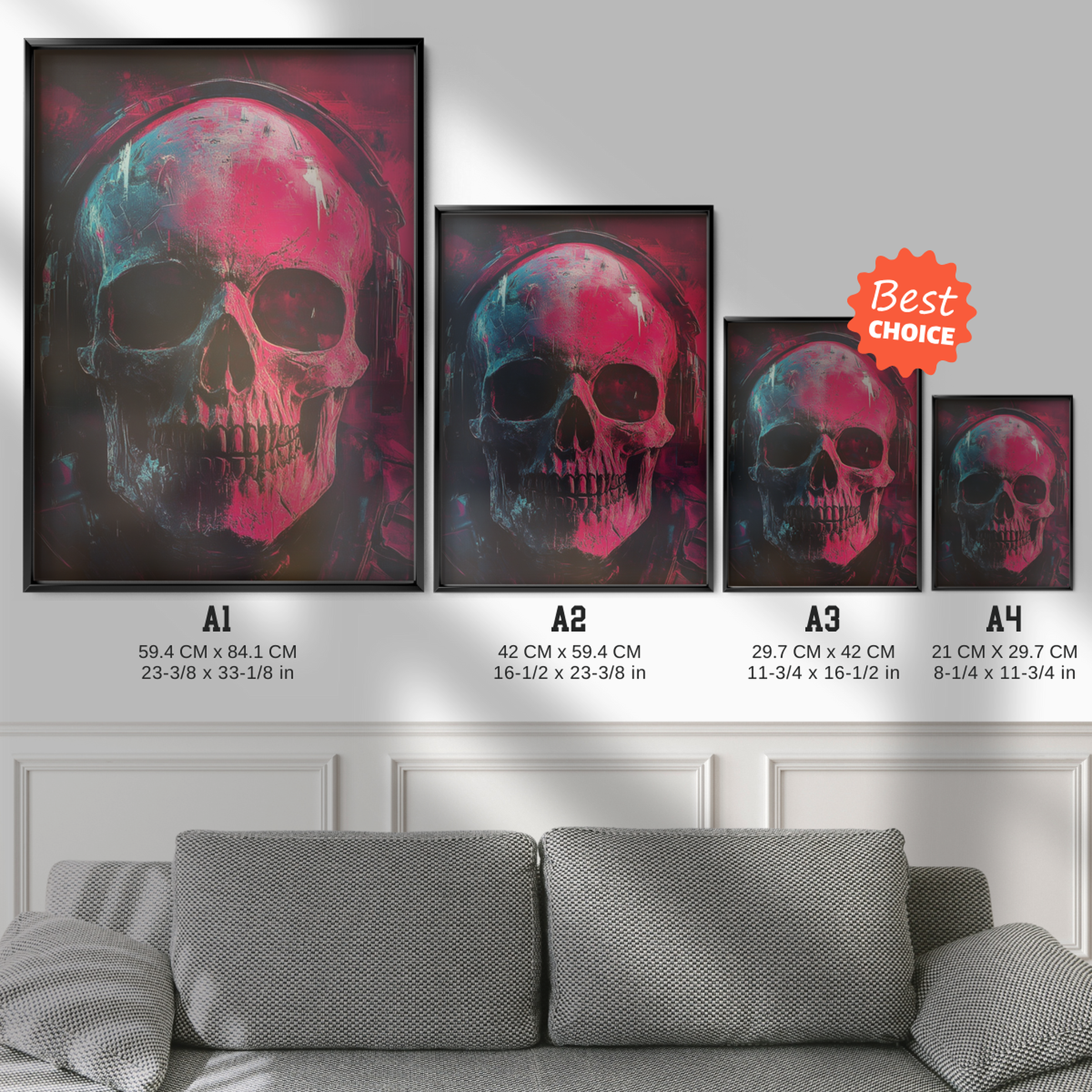 Call Of Duty – Neon Skull Warrior