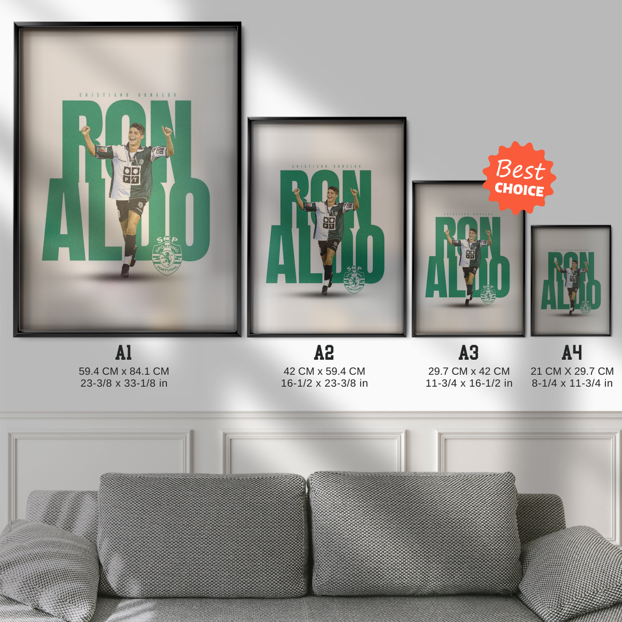 Cristiano Ronaldo - Sporting Portugal Poster