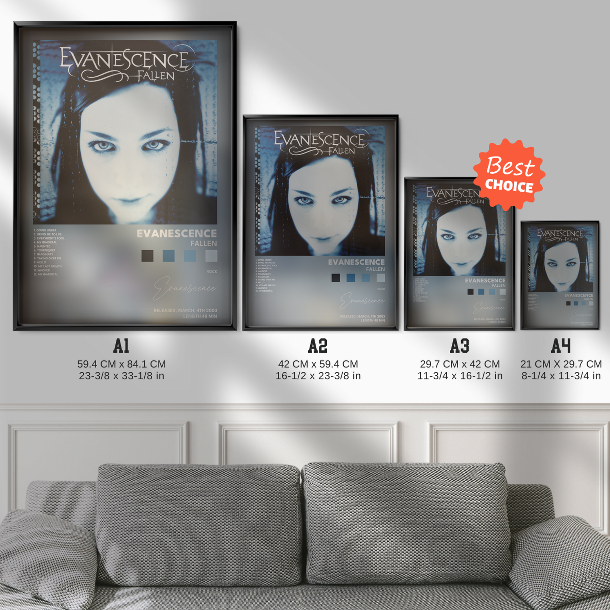 evanescence Fallen poster