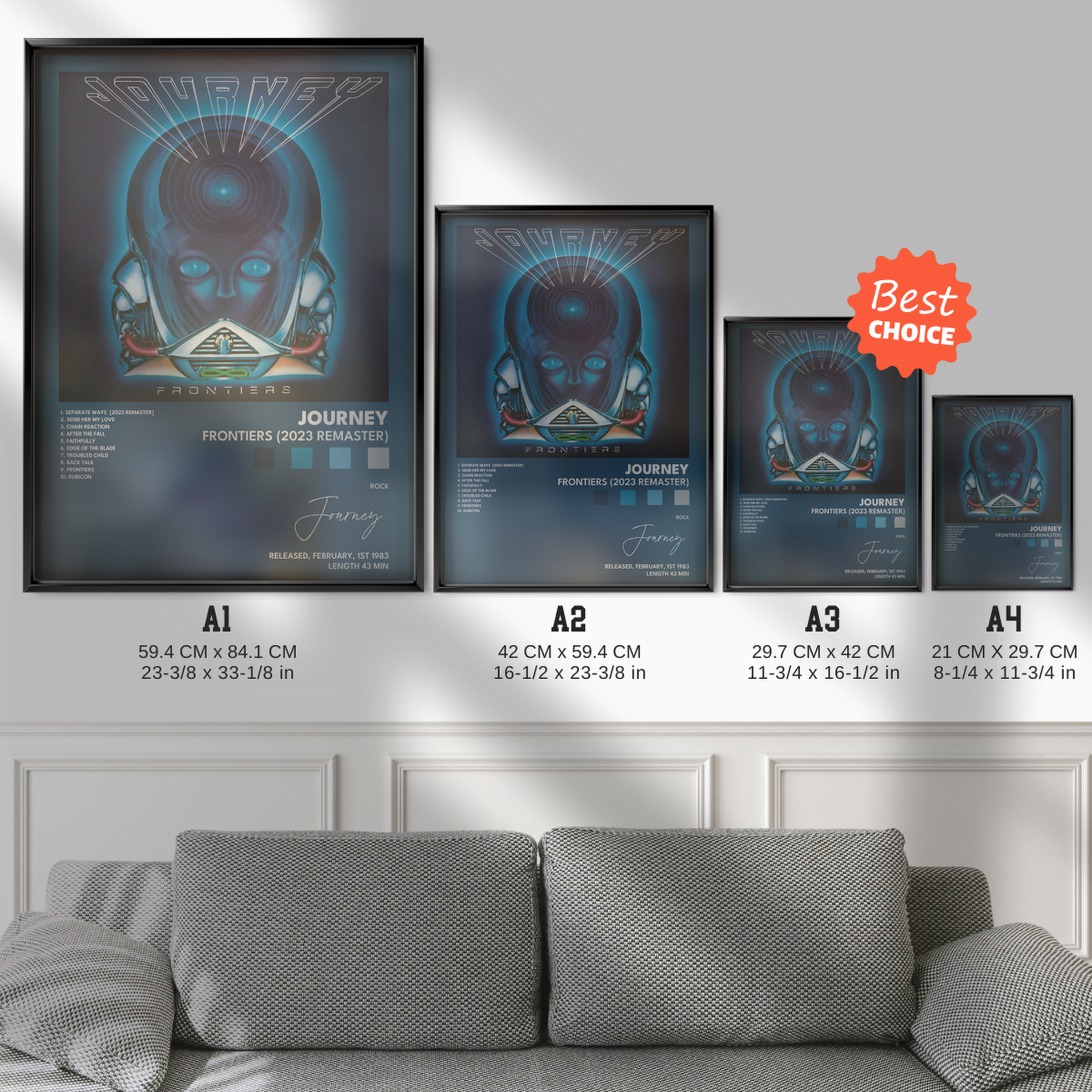 journey Frontiers 2023 Remaster poster