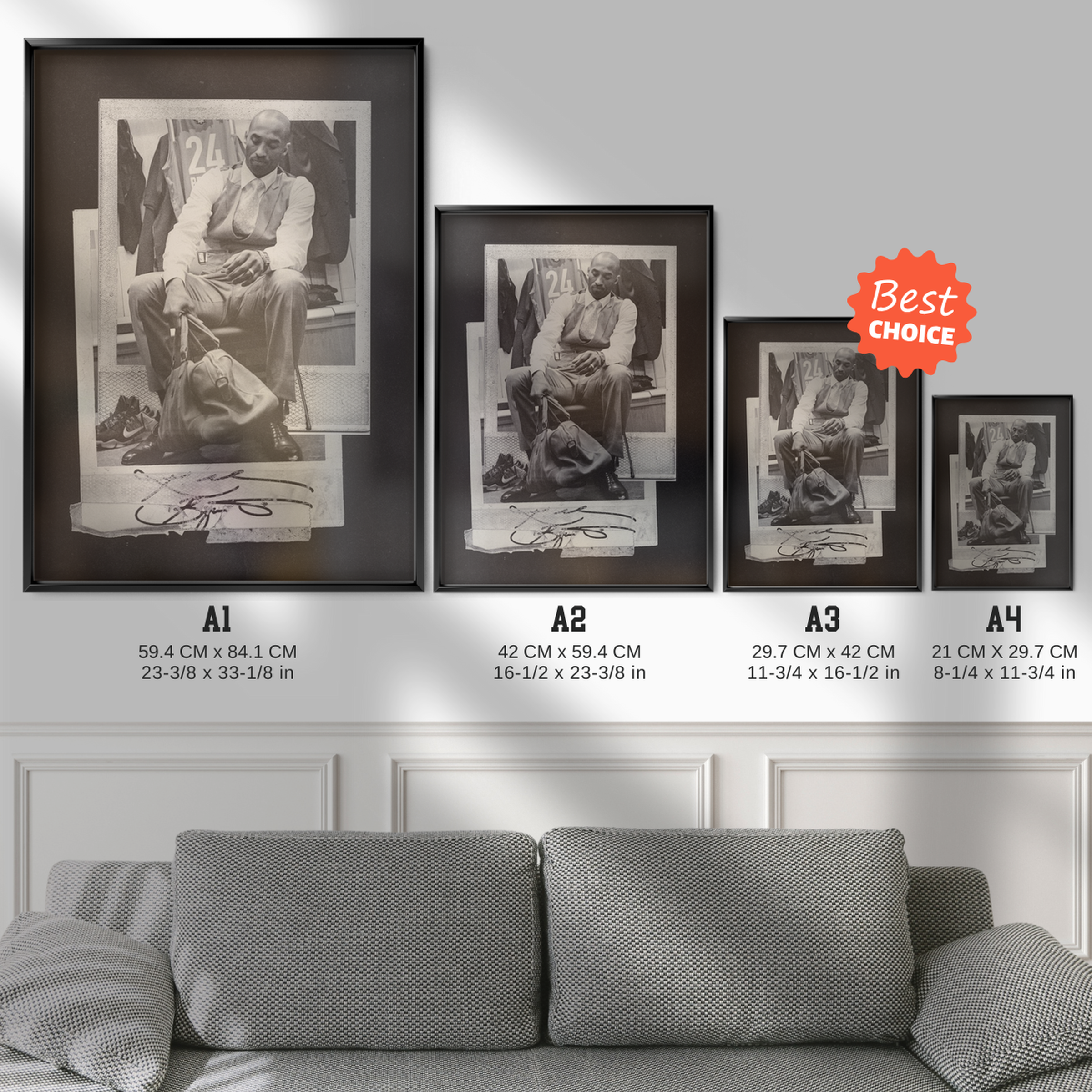 Kobe Bryant Locker Room Portrait