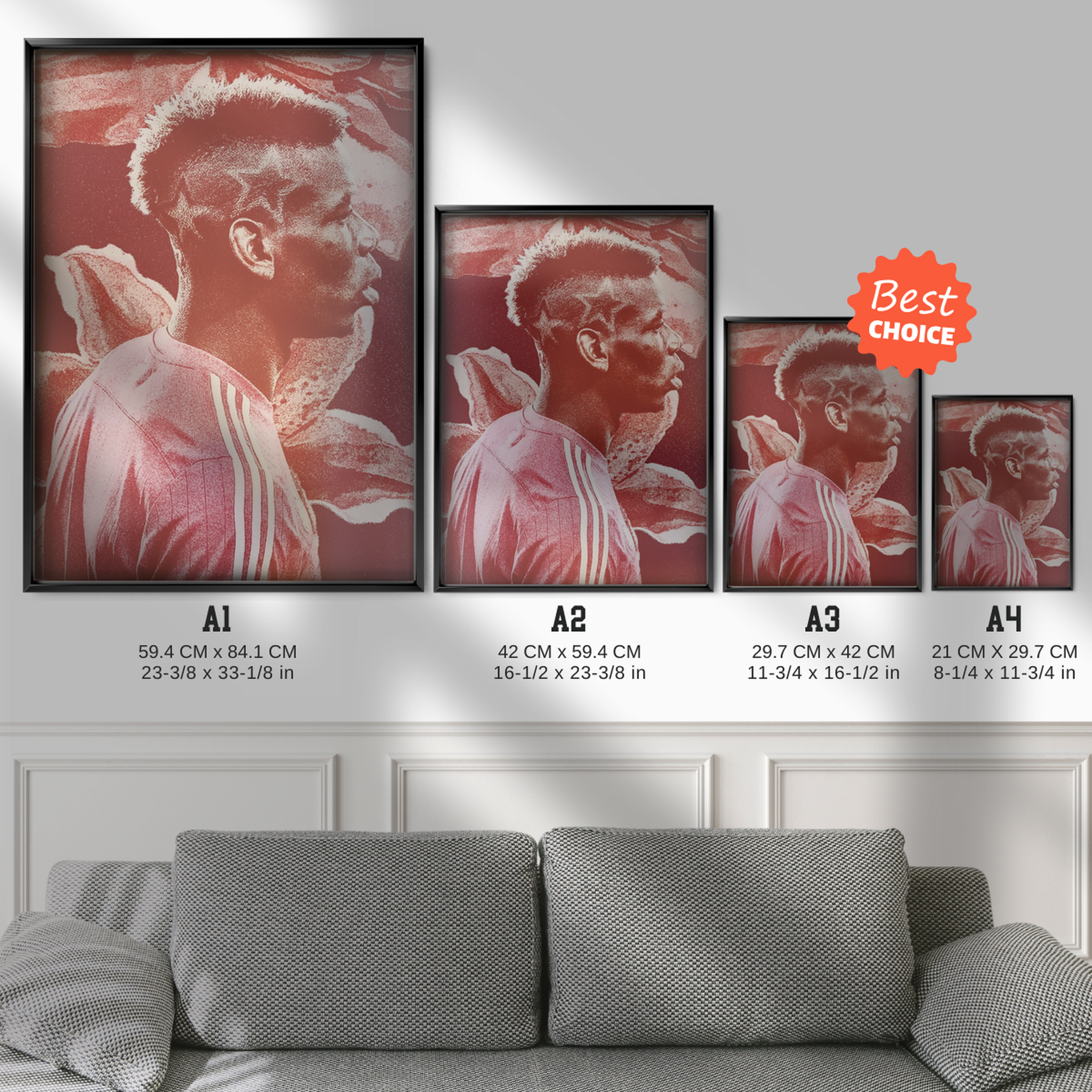 Paul Pogba - Two Star Poster