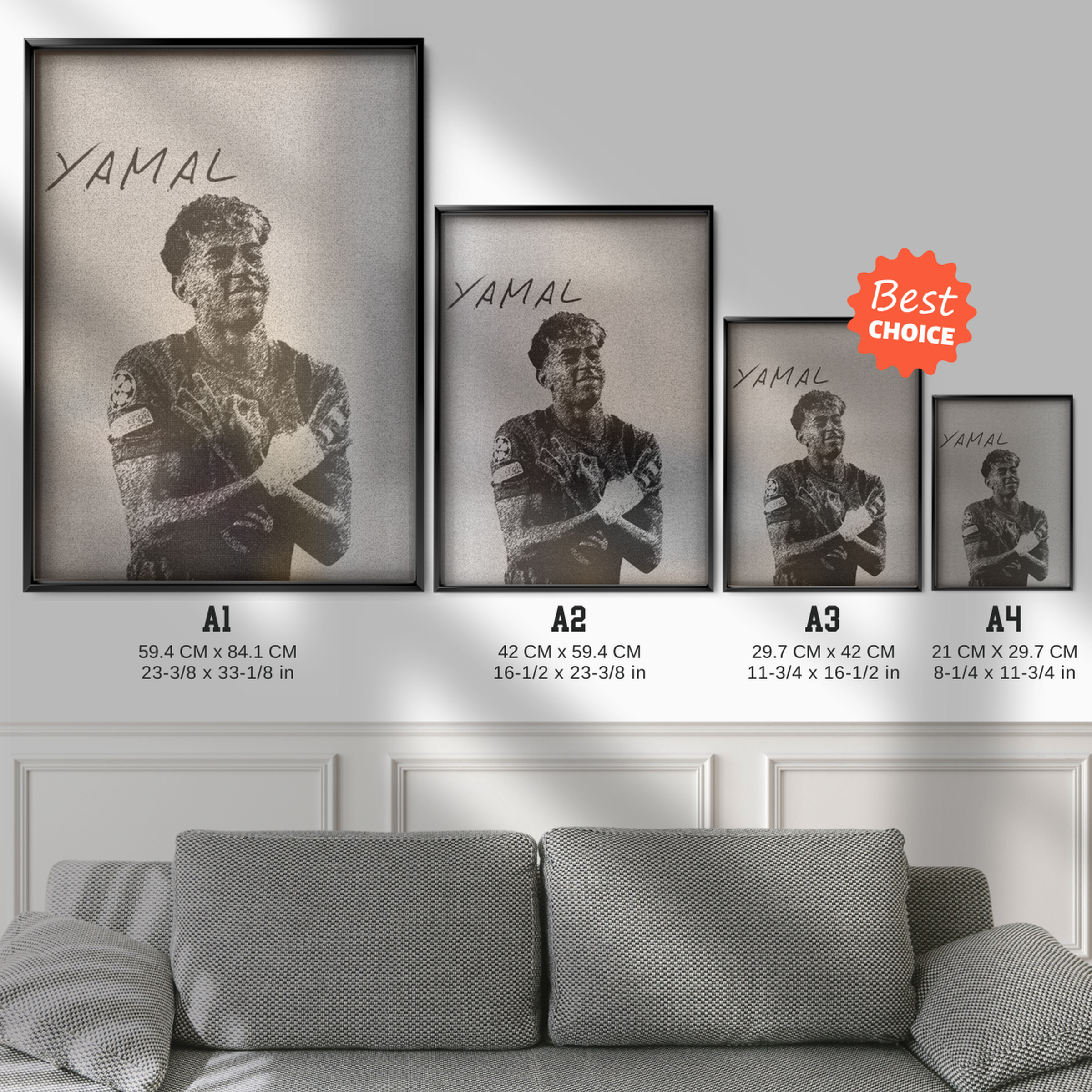 Lamine Yamal - Champions League Armband Poster