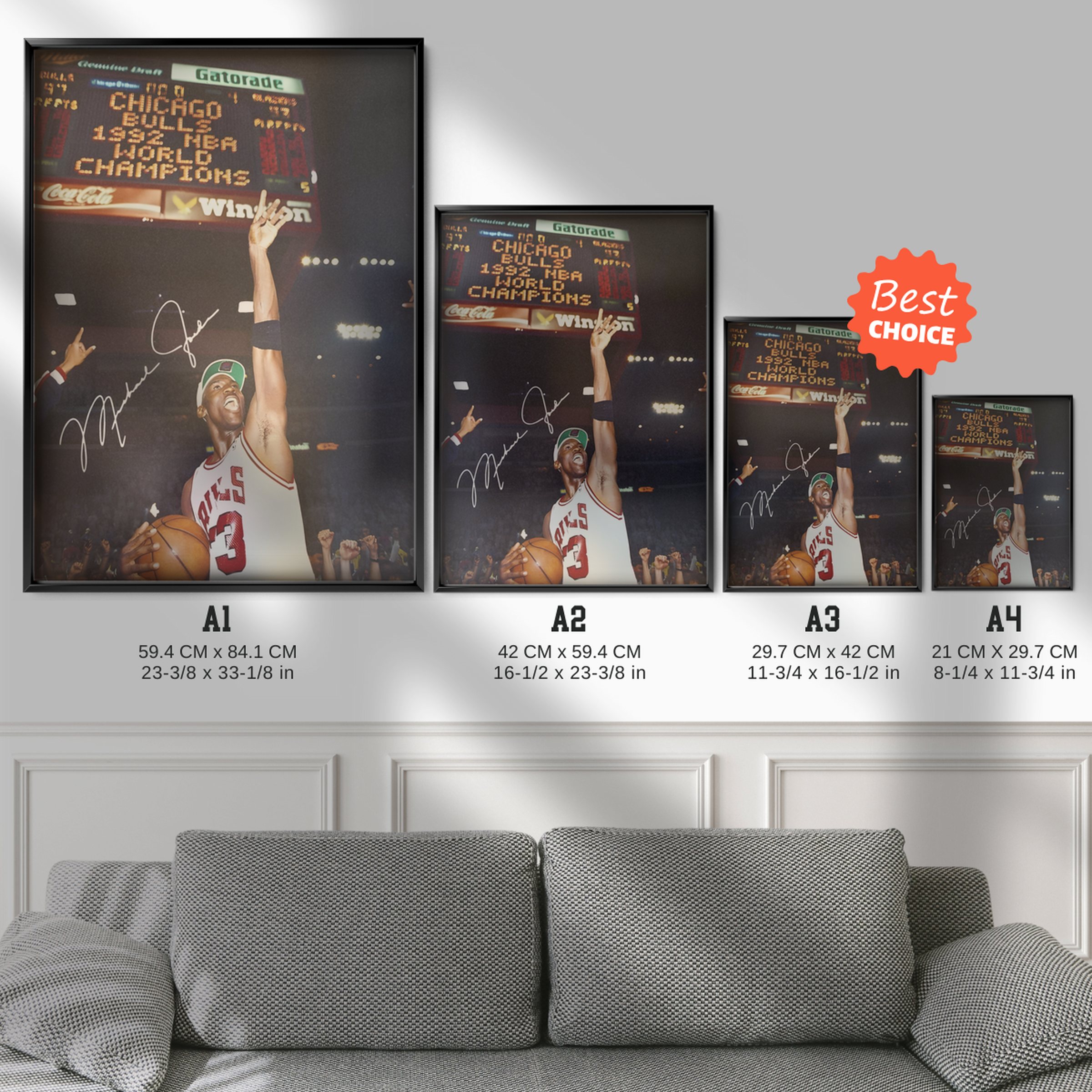 Michael Jordan Chicago Bulls Dunk Moment