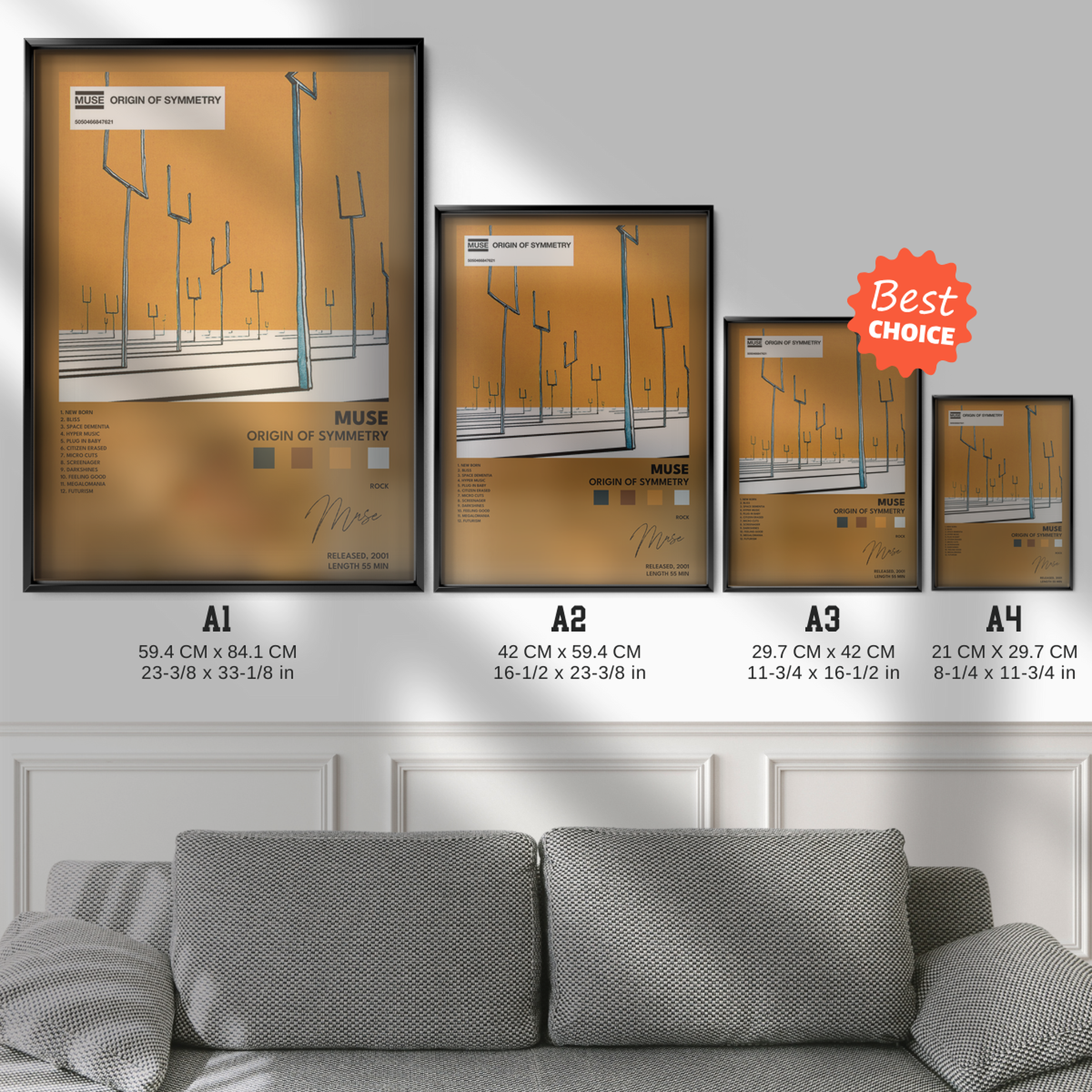 muse Origin of Symmetry poster