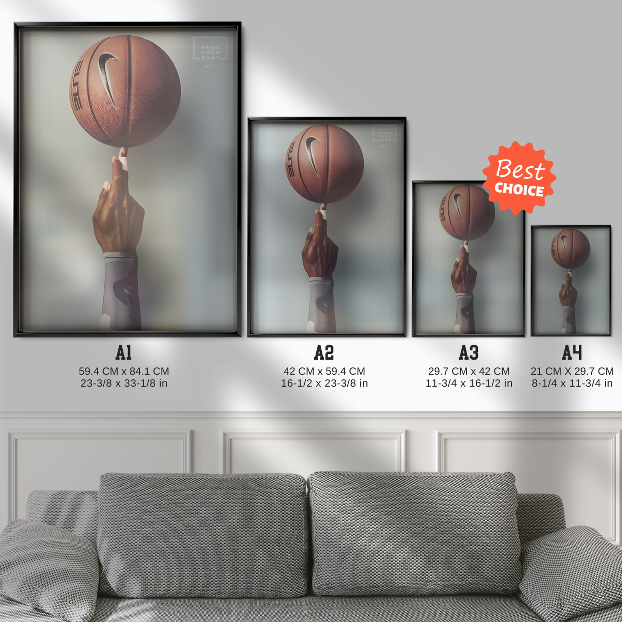 Basketball Spin “bring Your Game”