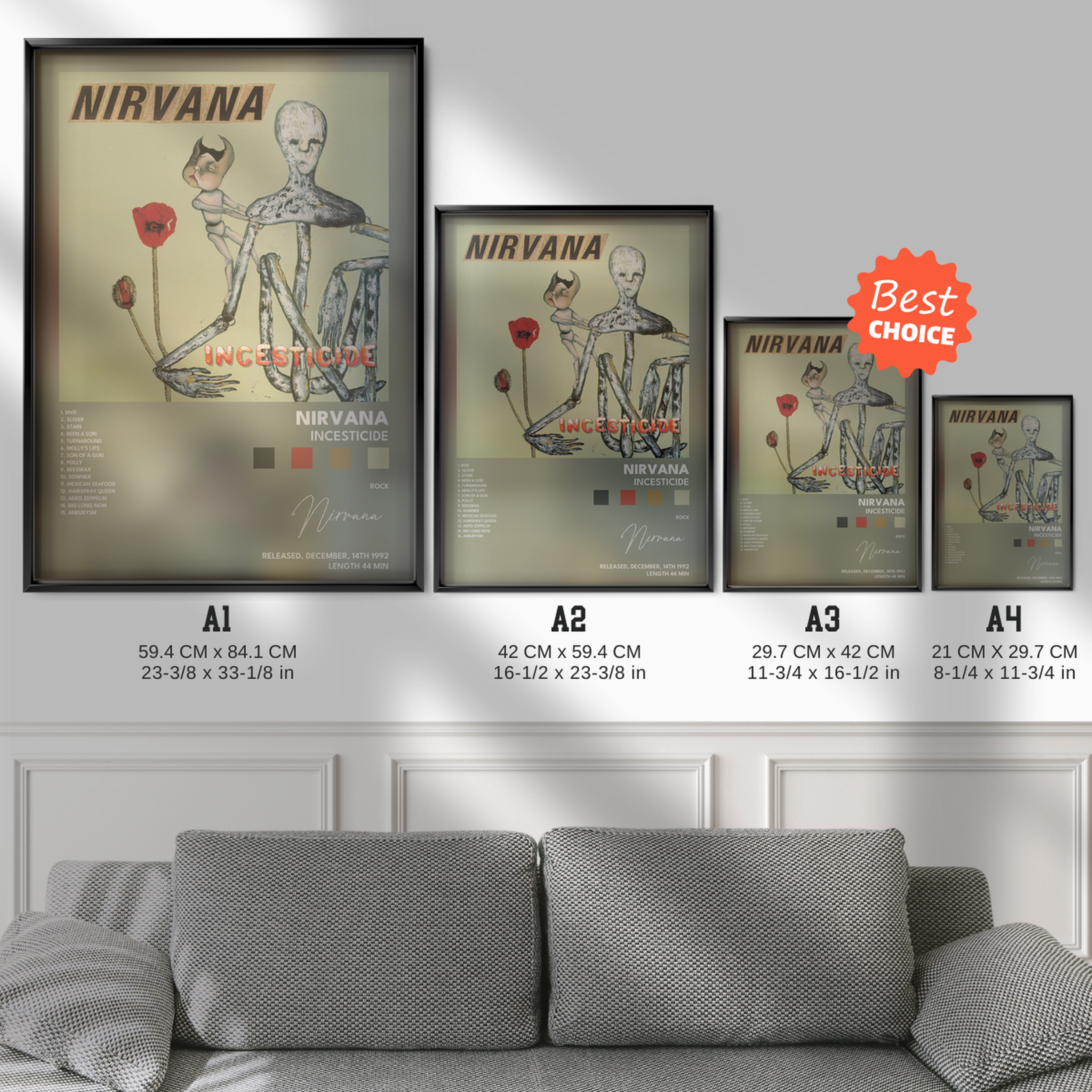 nirvana Incesticide poster