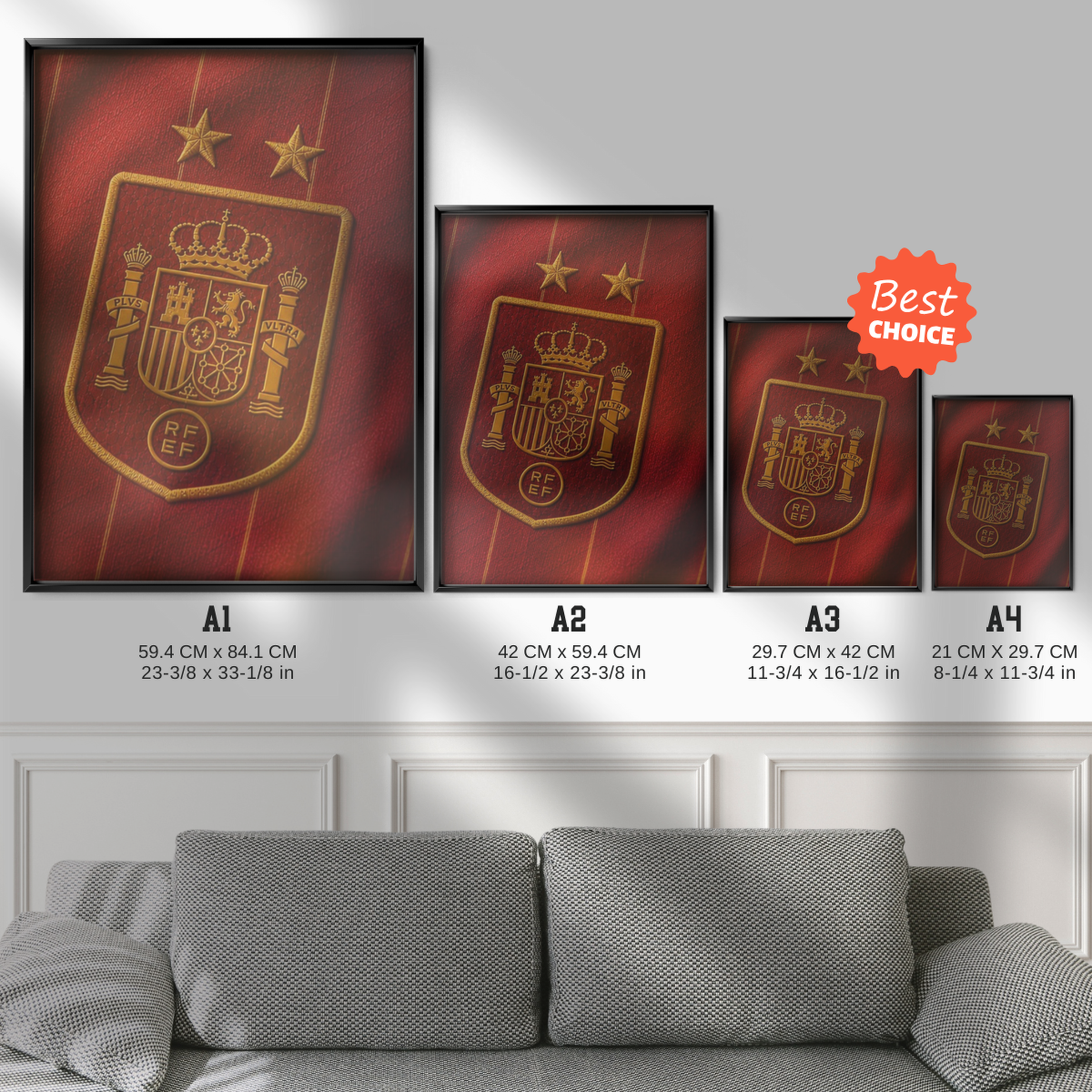Spain National Team - Crest Poster
