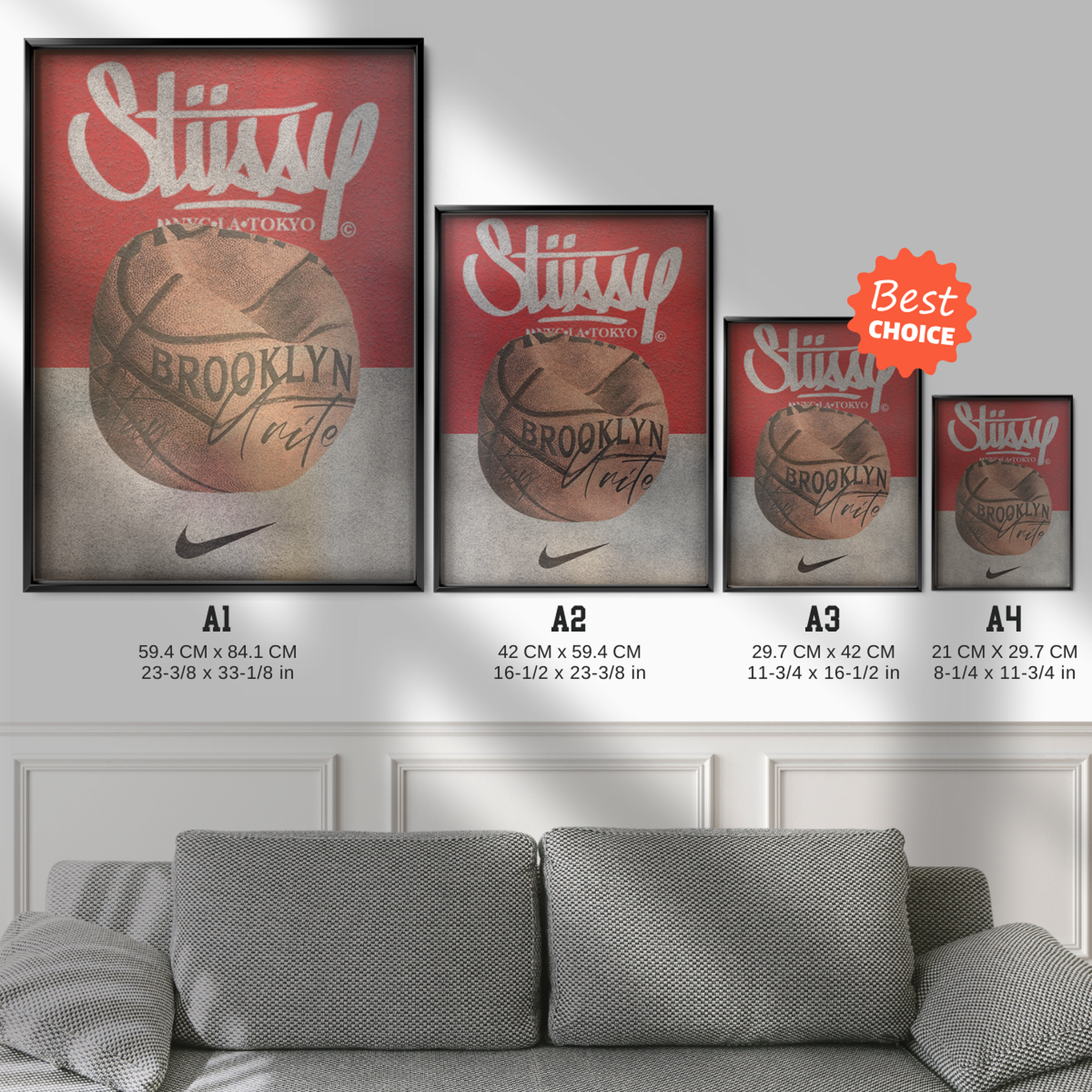 Stüssy X Nike “brooklyn” Basketball