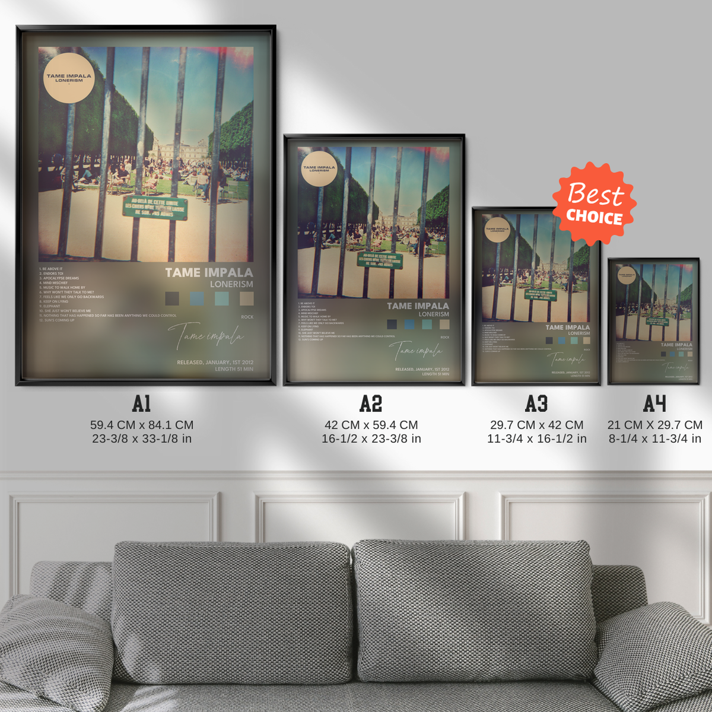 tame impala Lonerism poster