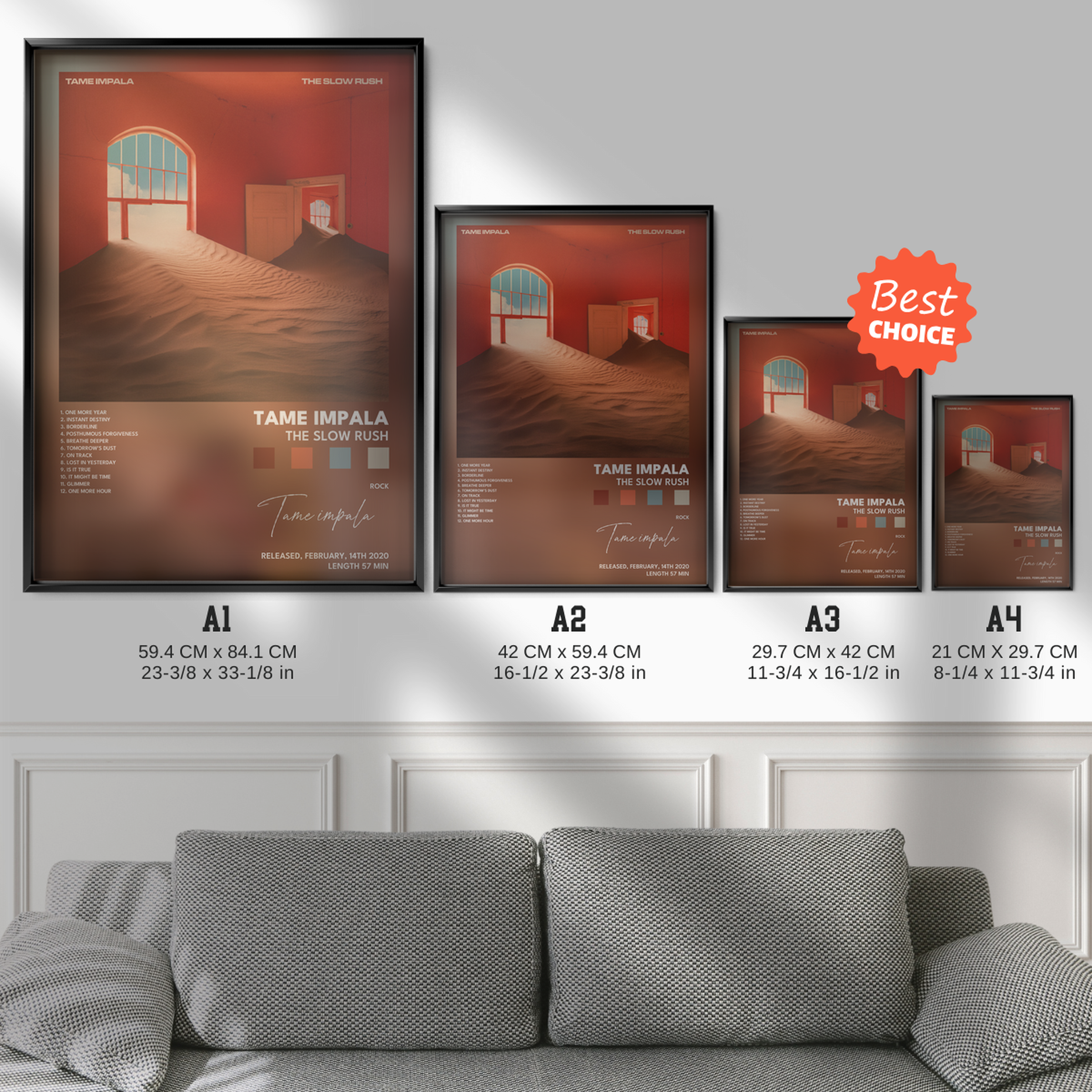 tame impala The Slow Rush poster