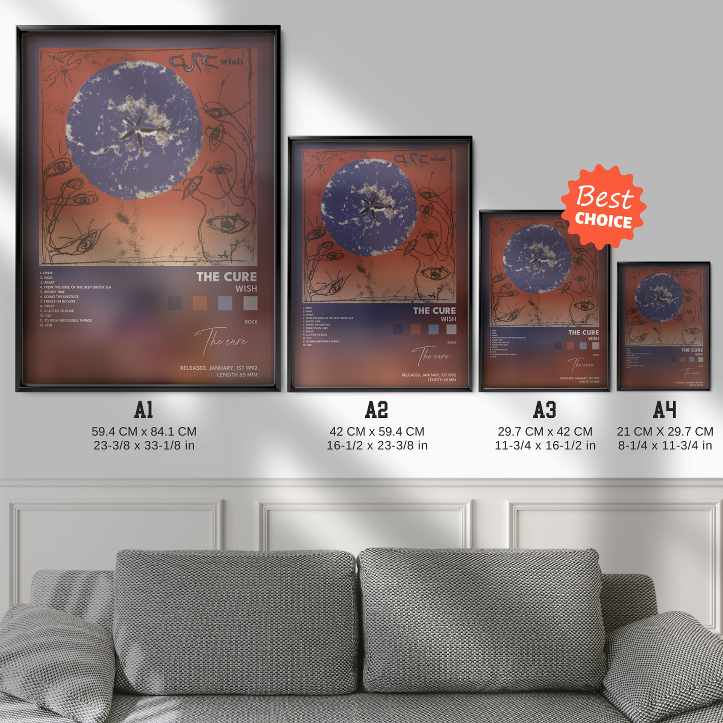 the cure Wish poster