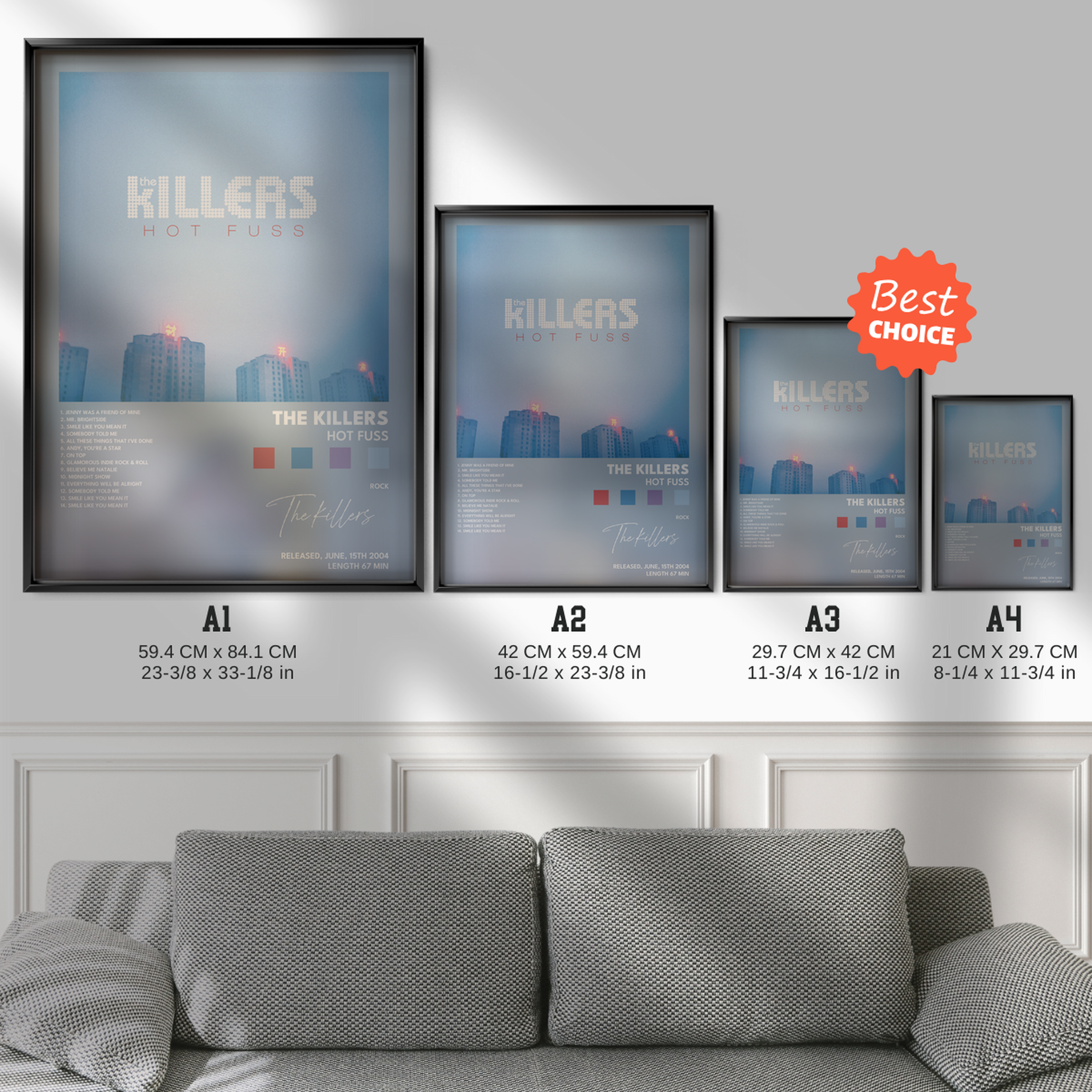 the killers Hot Fuss poster
