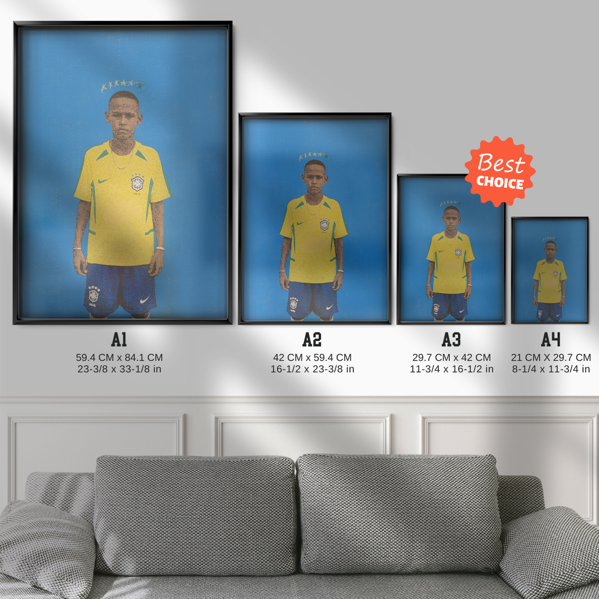 Vinicius Jr - Brazil Nike Poster